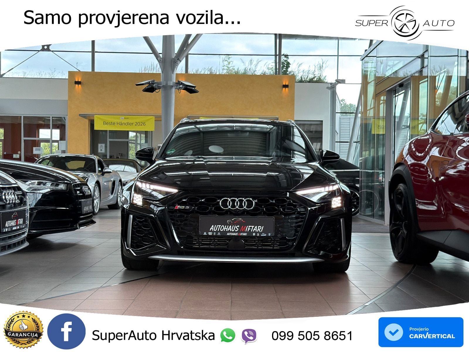 Audi RS3 Sedan 2.5 TFSI (400 KS) quattro S tronic MATRIX+GR SJED+KAM