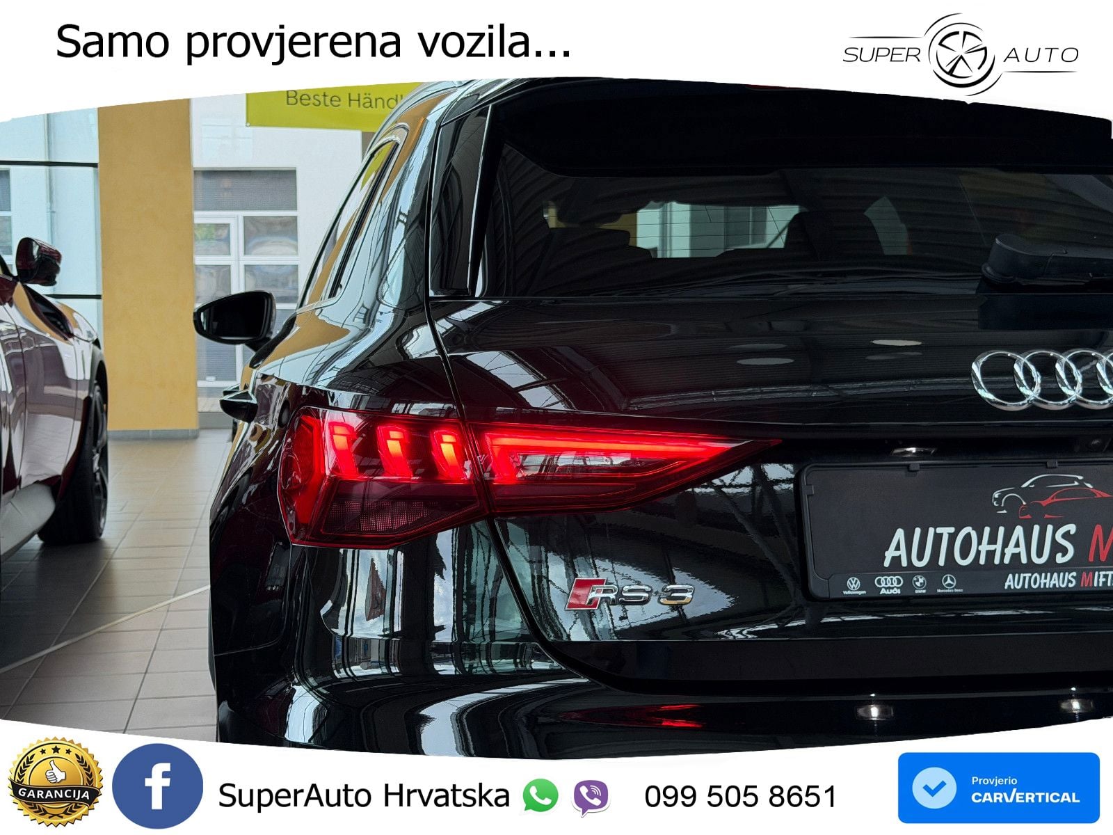 Audi RS3 Sedan 2.5 TFSI (400 KS) quattro S tronic MATRIX+GR SJED+KAM