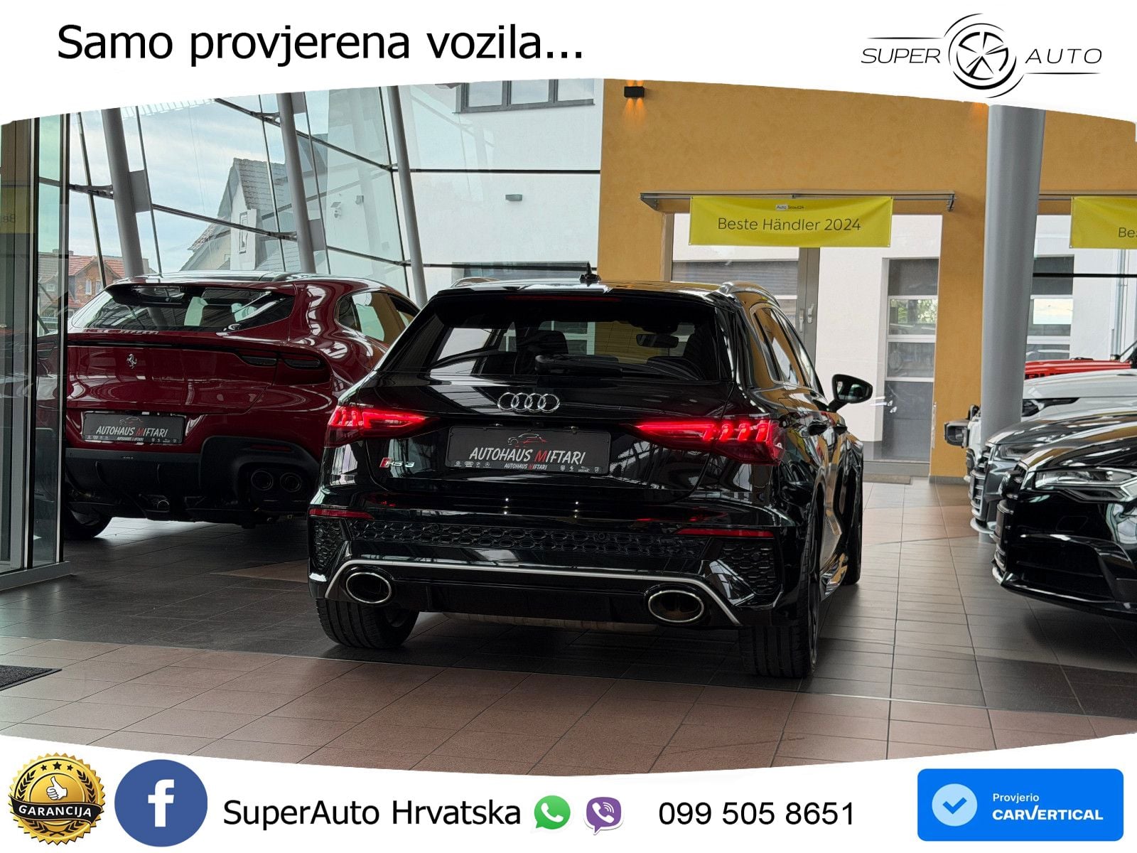Audi RS3 Sedan 2.5 TFSI (400 KS) quattro S tronic MATRIX+GR SJED+KAM