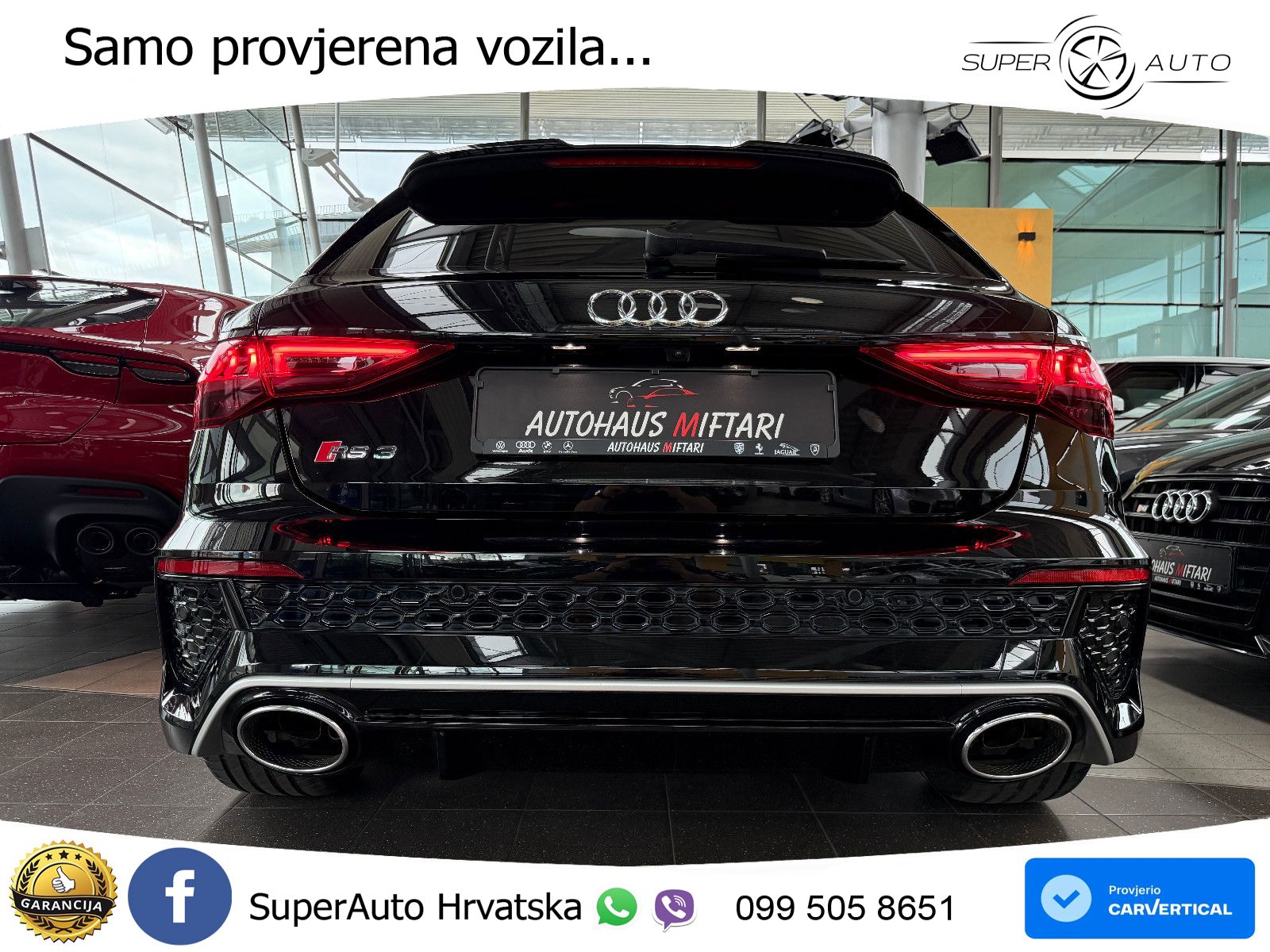 Audi RS3 Sedan 2.5 TFSI (400 KS) quattro S tronic MATRIX+GR SJED+KAM