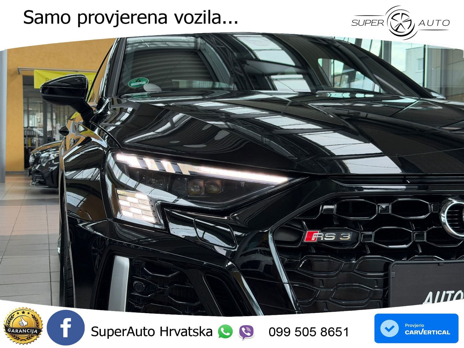 Audi RS3 Sedan 2.5 TFSI (400 KS) quattro S tronic MATRIX+GR SJED+KAM
