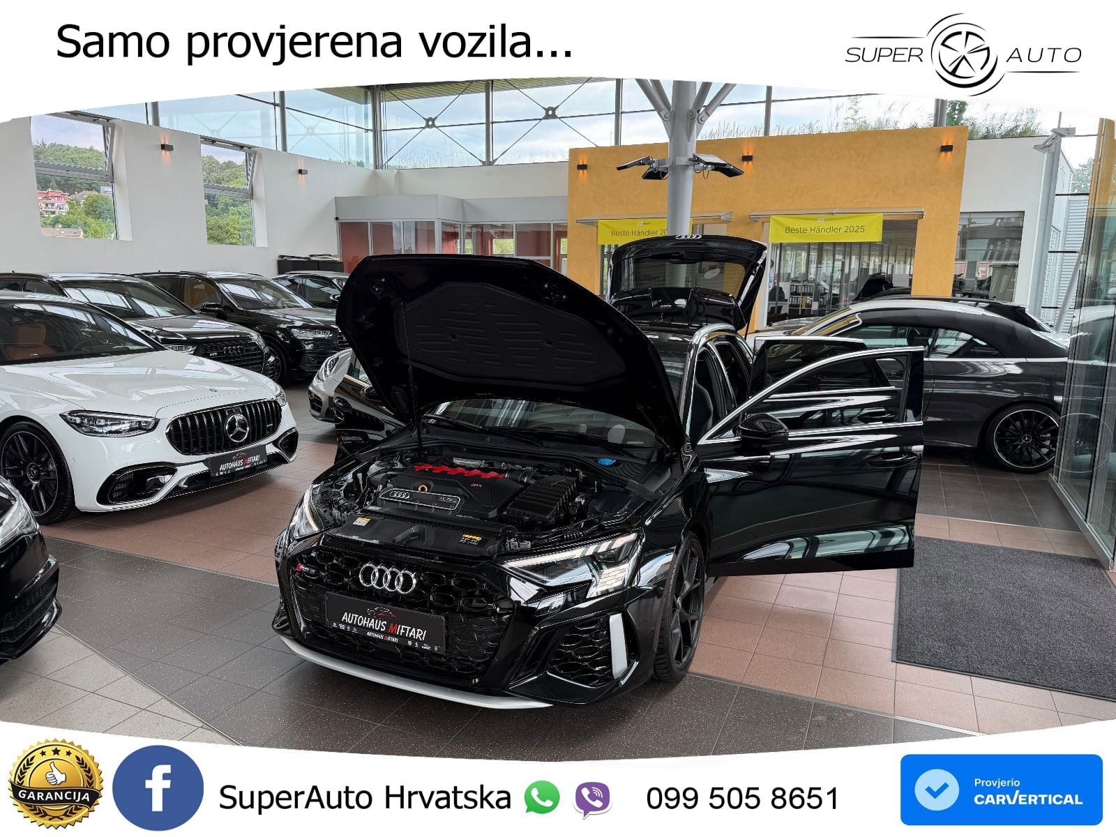 Audi RS3 Sedan 2.5 TFSI (400 KS) quattro S tronic MATRIX+GR SJED+KAM