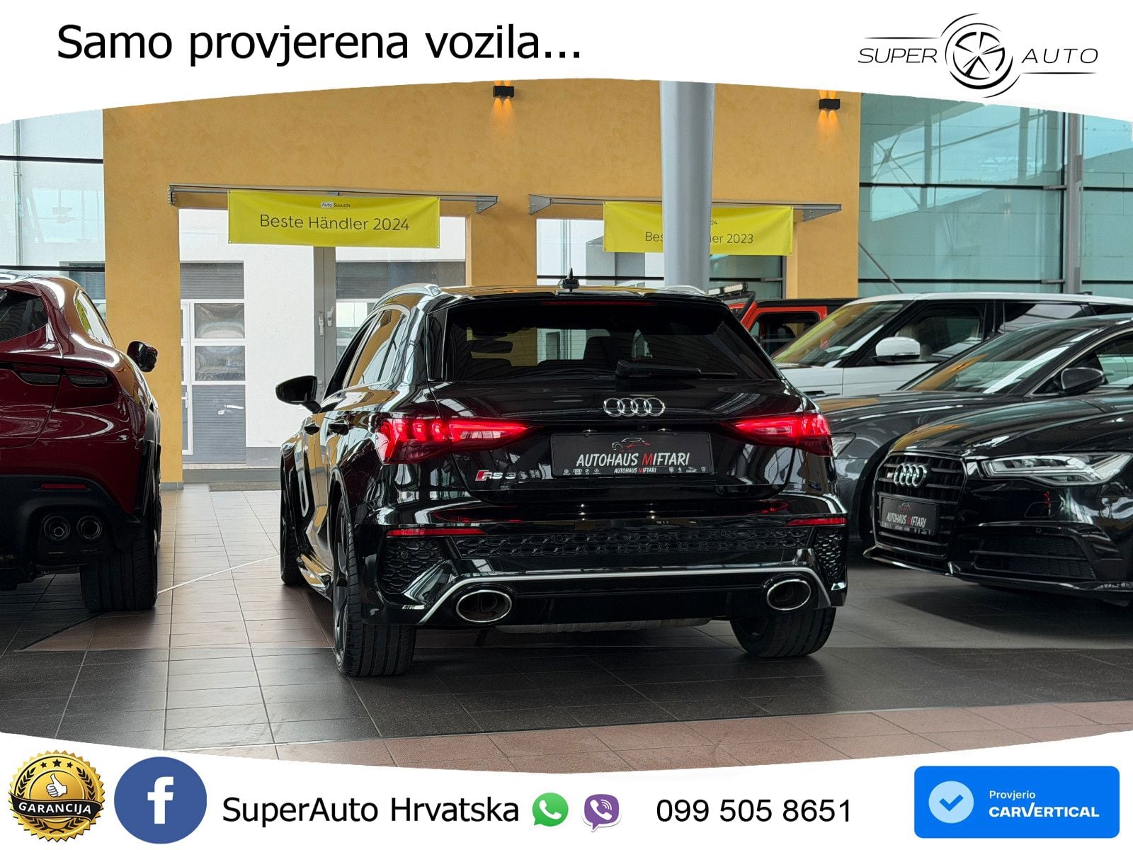 Audi RS3 Sedan 2.5 TFSI (400 KS) quattro S tronic MATRIX+GR SJED+KAM