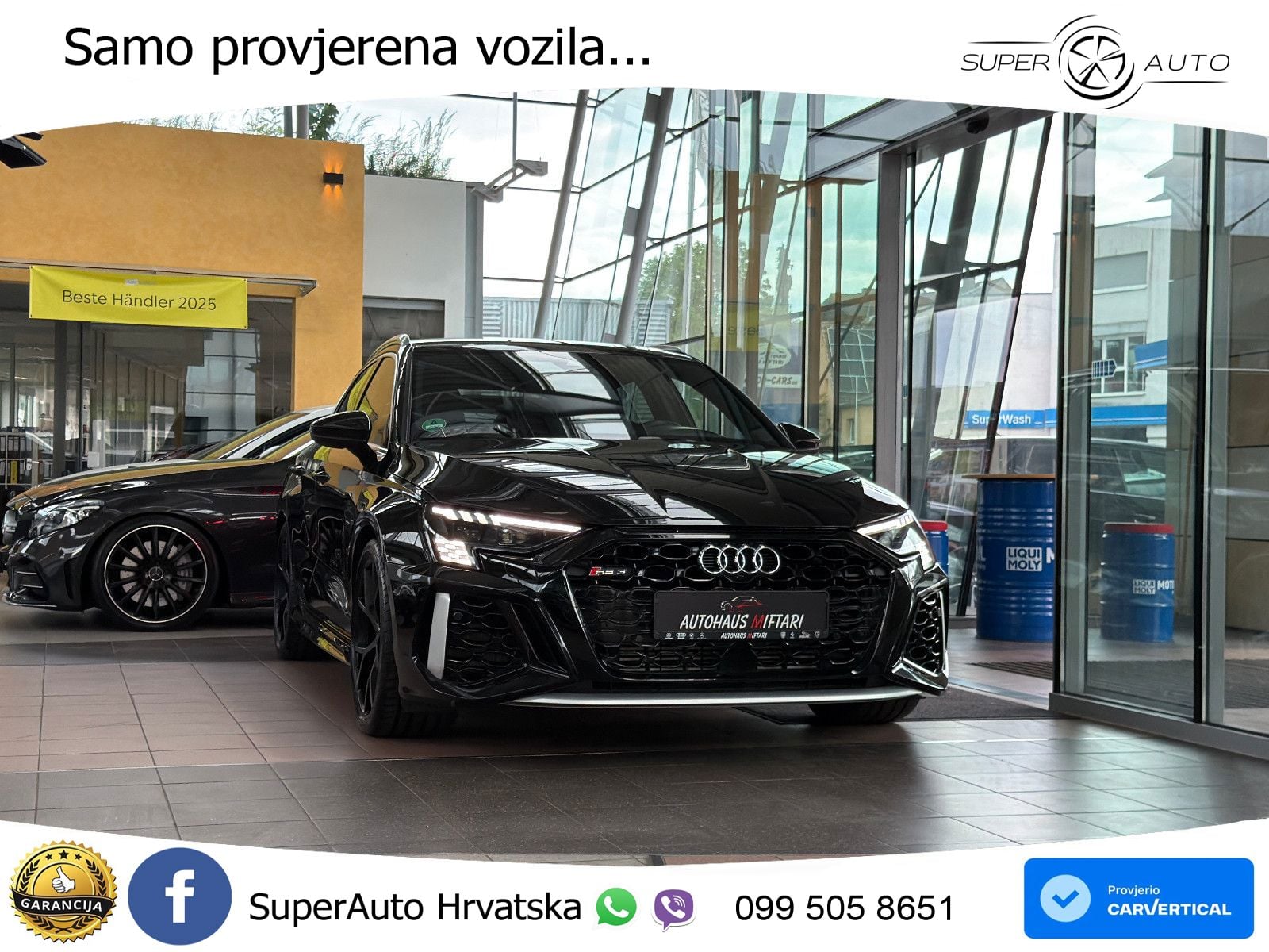 Audi RS3 Sedan 2.5 TFSI (400 KS) quattro S tronic MATRIX+GR SJED+KAM