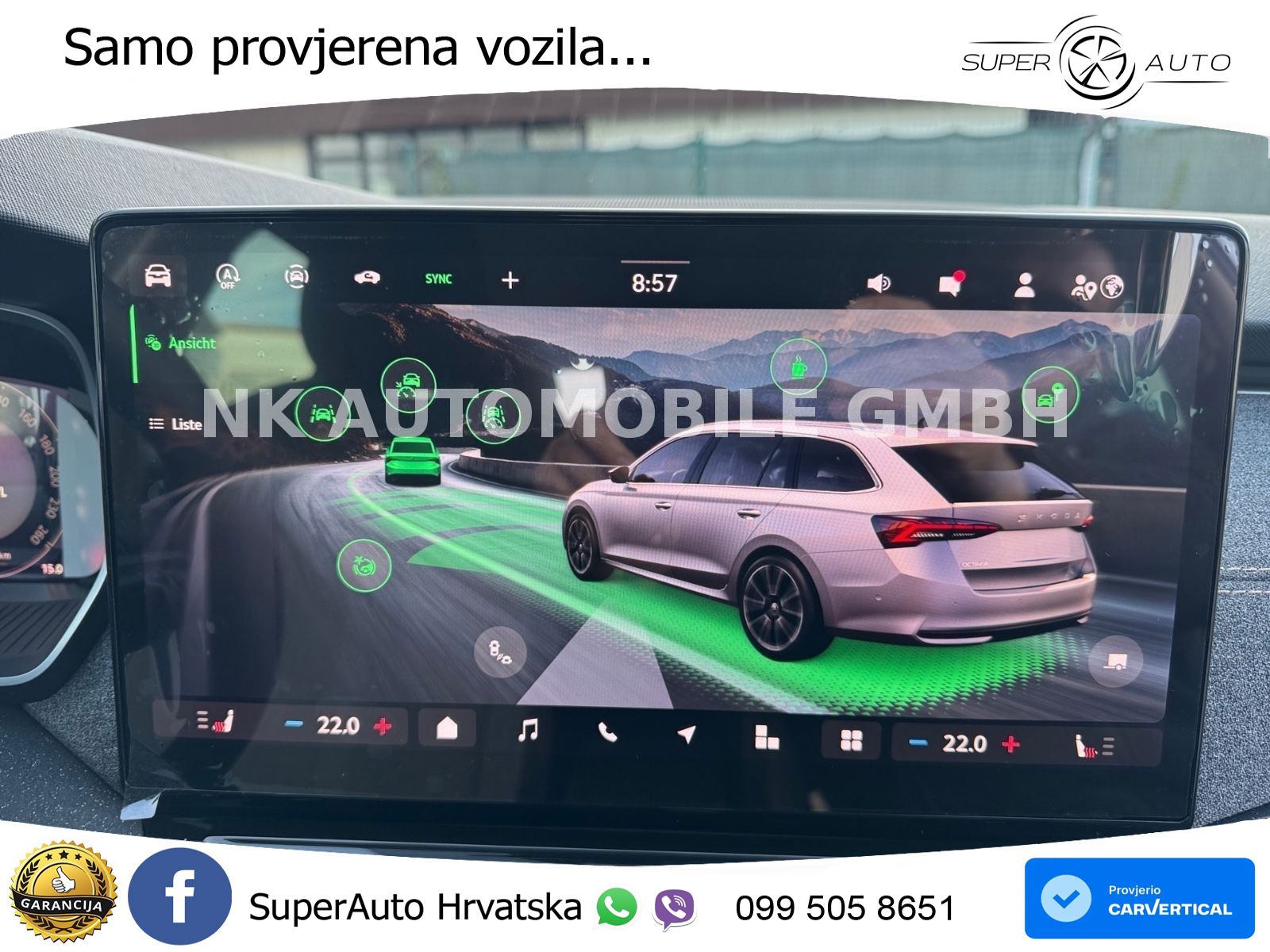 Škoda Octavia Combi 2.0 TDI (150 KS) DSG Selection LED+GR SJED+ACC