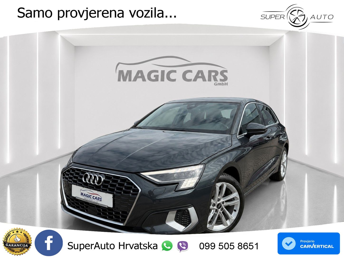 Audi A3 35 TFSI (150 KS) S tronic LED+GR SJED+ACC