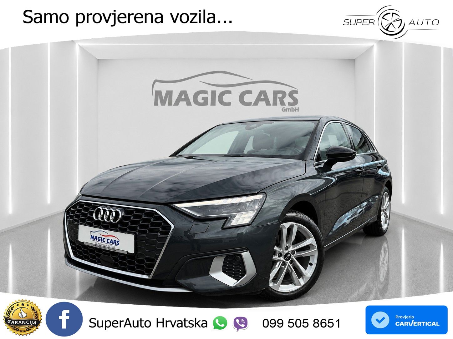 Audi A3 35 TFSI (150 KS) S tronic LED+GR SJED+ACC