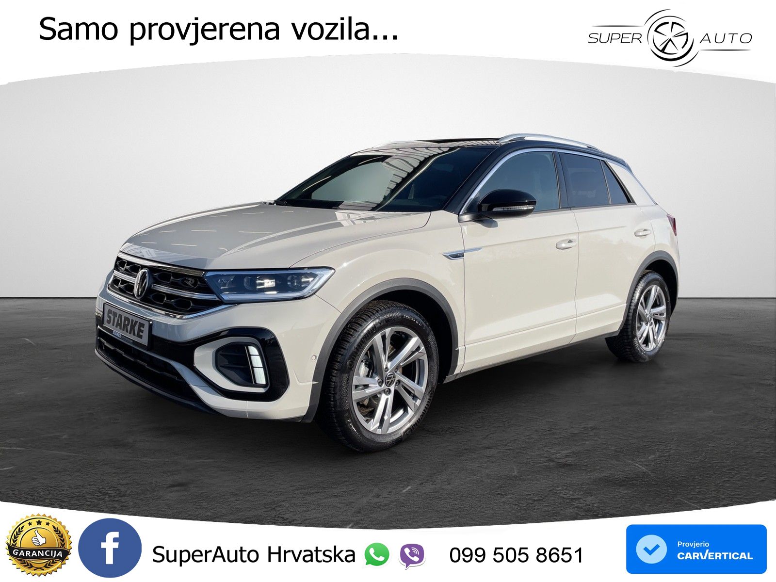 Volkswagen T-Roc 1.5 TSI (150 KS) DSG R-Line LED+GR SJED+ACC
