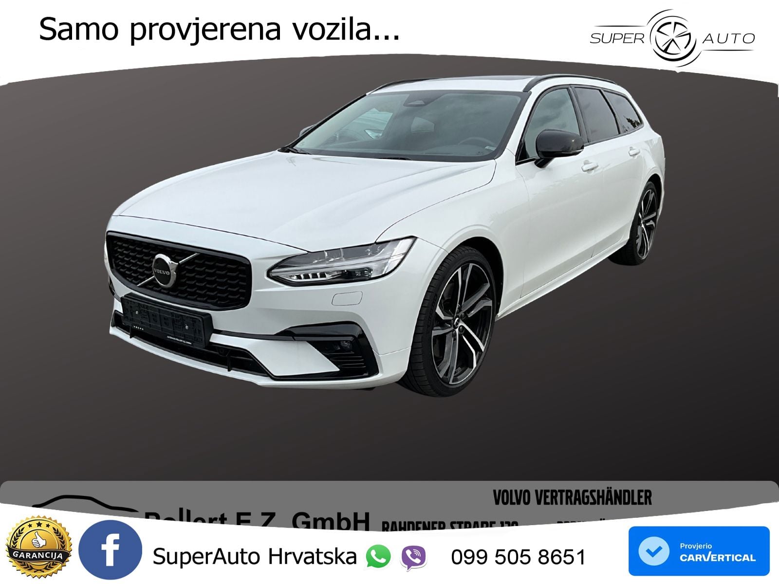 Volvo V90 2.0 B5 Diesel AWD Geartronic LED+GR SJED+ACC