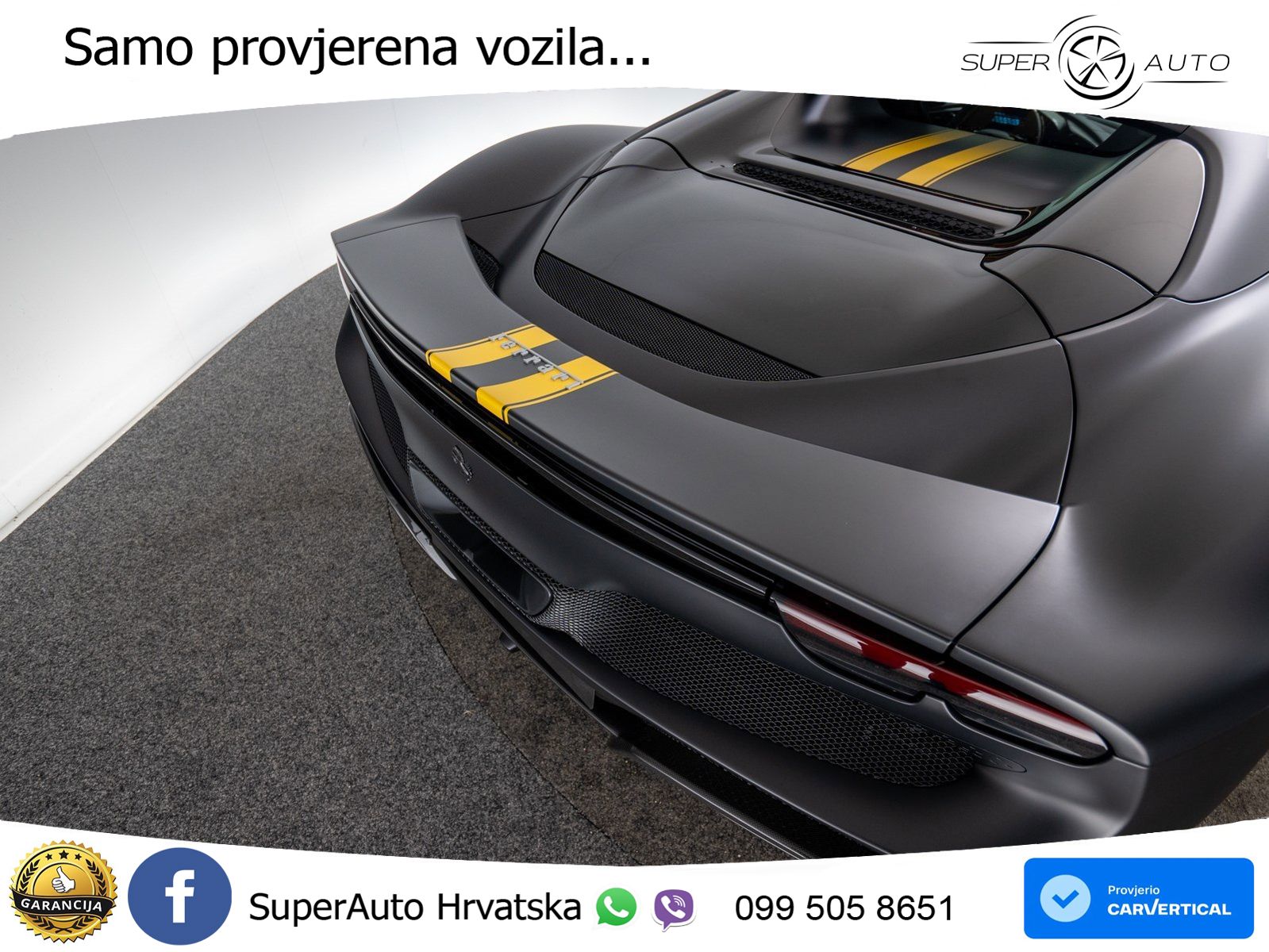 Ferrari 296 GTS 3.0 V6 (830 KS) F1 DCT LED+ACC