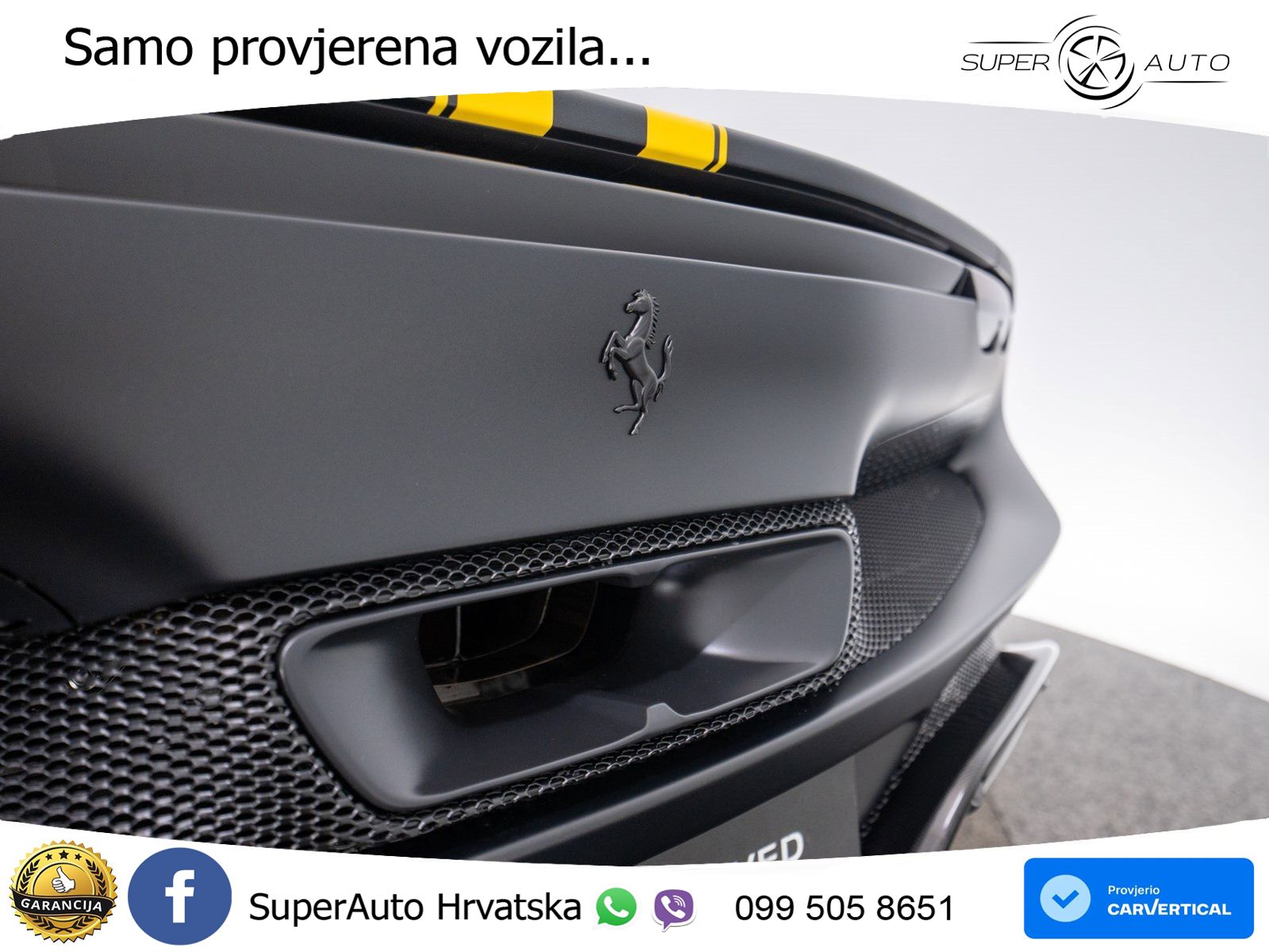 Ferrari 296 GTS 3.0 V6 (830 KS) F1 DCT LED+ACC