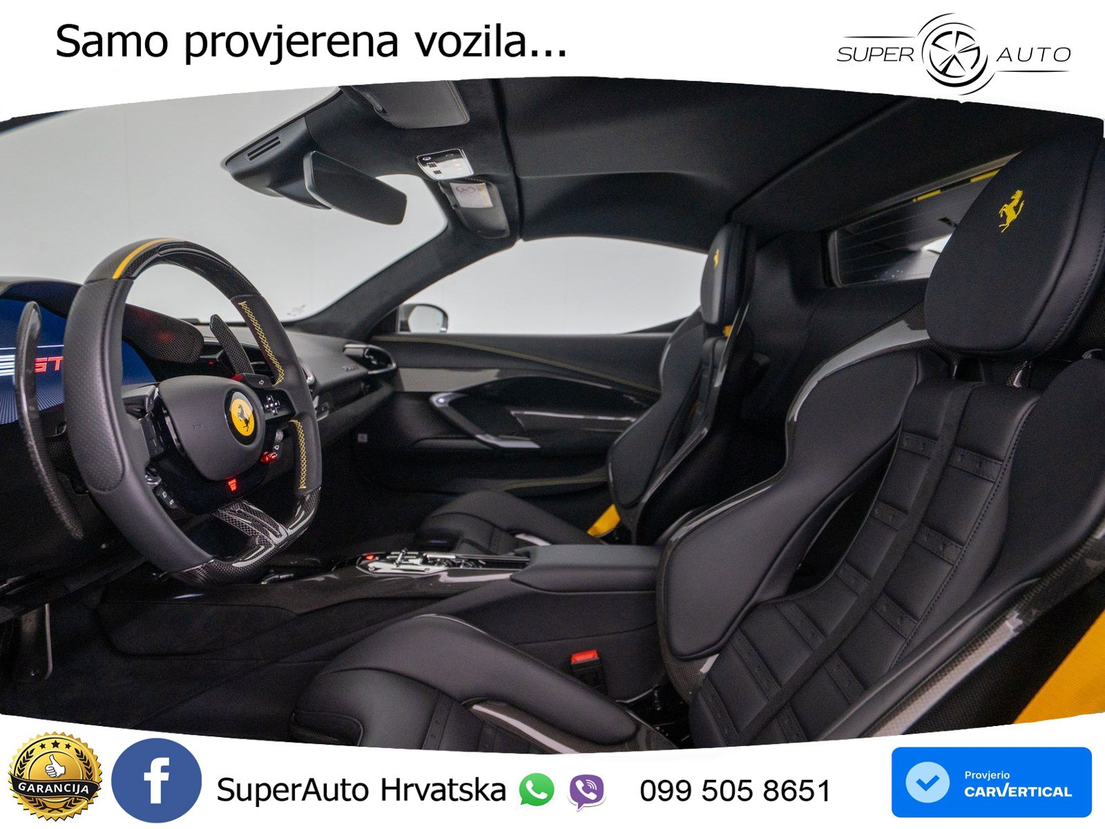 Ferrari 296 GTS 3.0 V6 (830 KS) F1 DCT LED+ACC