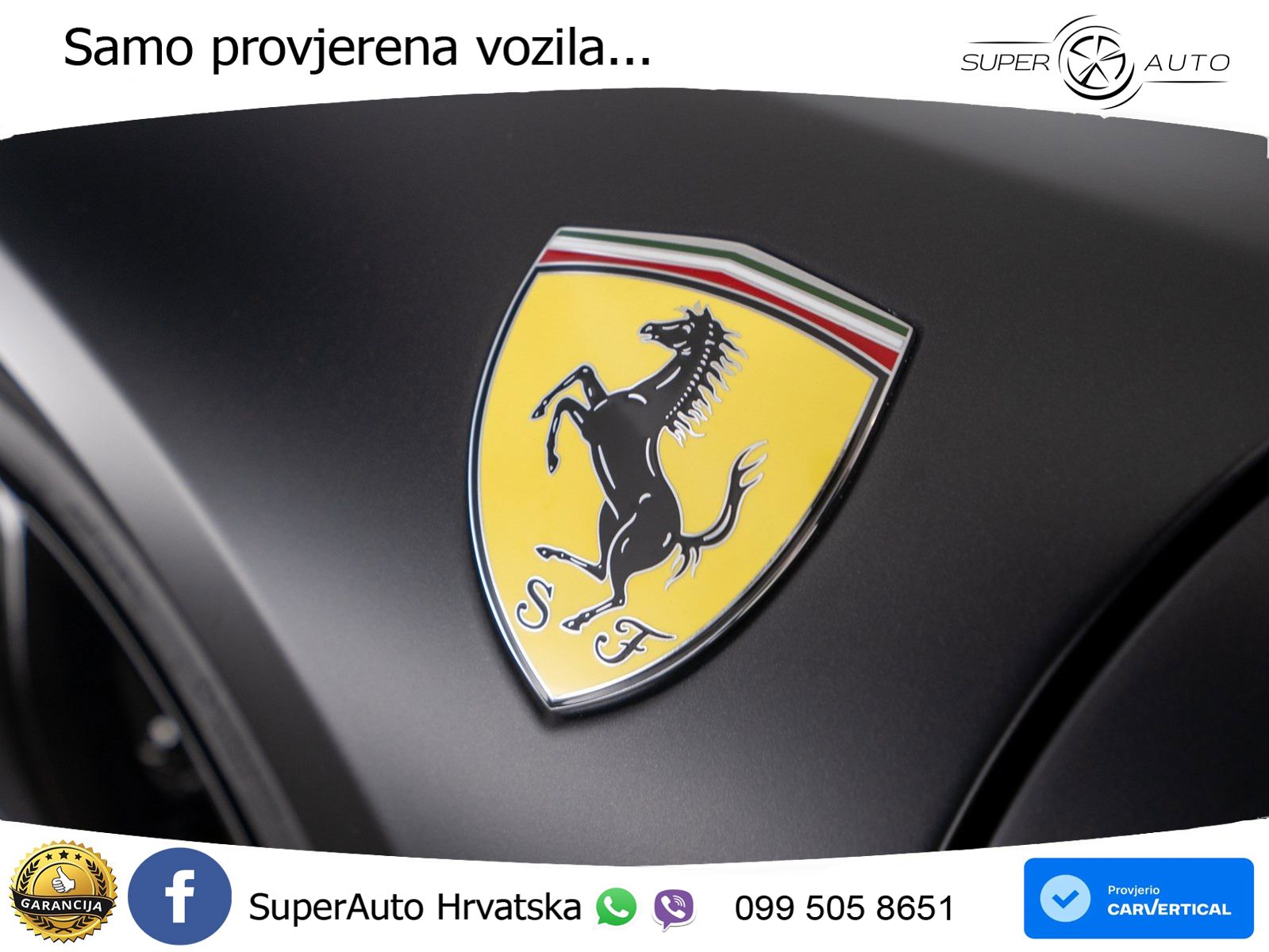 Ferrari 296 GTS 3.0 V6 (830 KS) F1 DCT LED+ACC