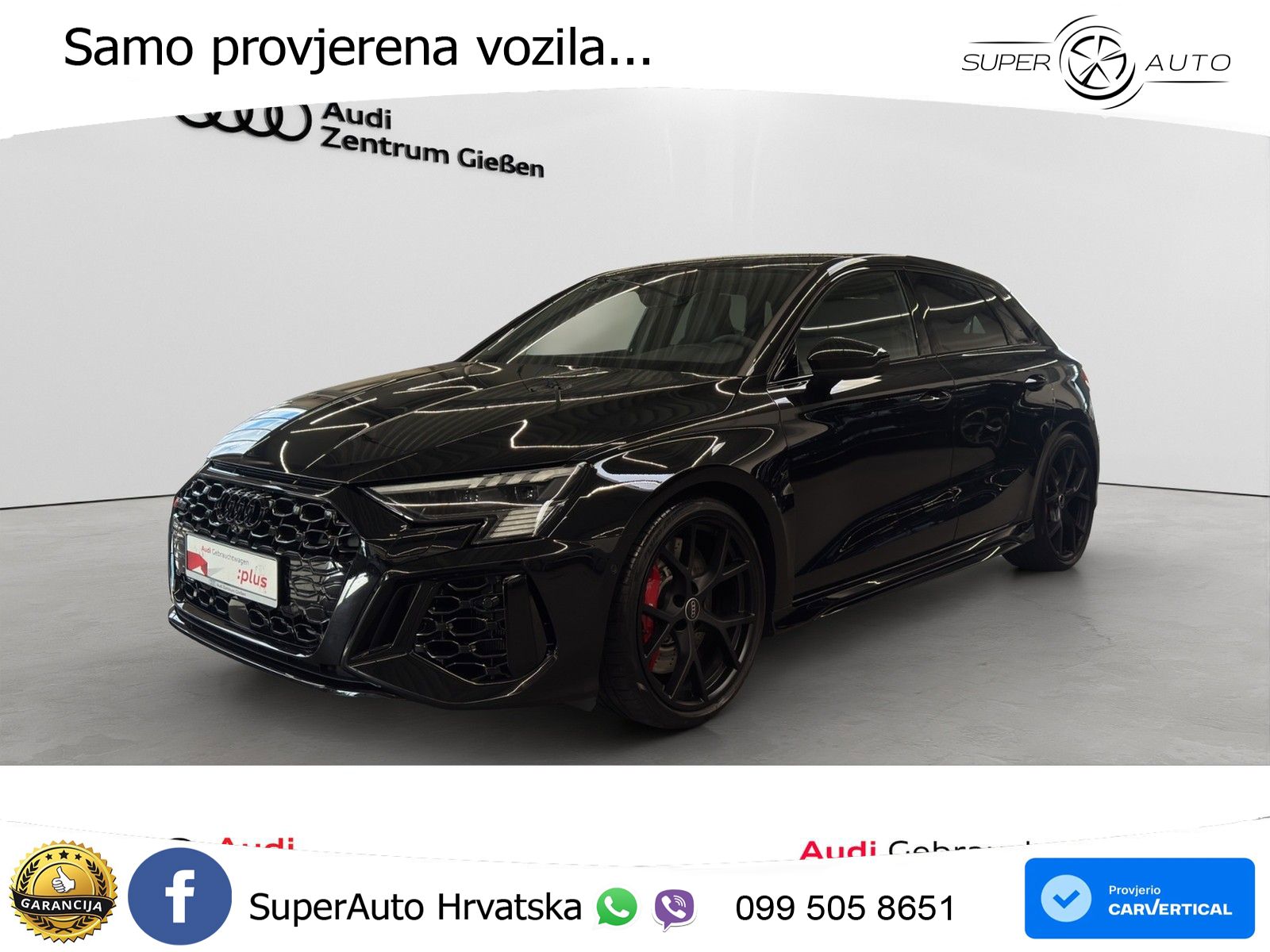 Audi RS3 Sportback 2.5 TFSI (400 KS) quattro S tronic LED+GR SJED+ACC