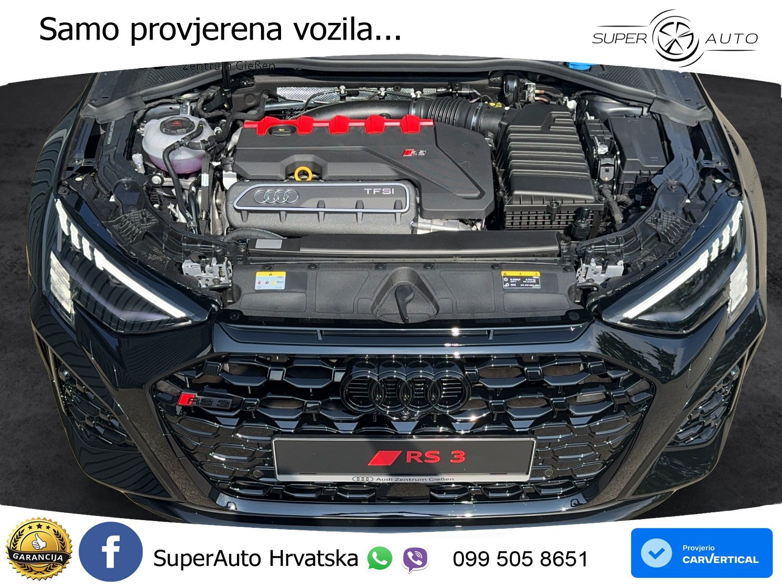 Audi RS3 Sportback 2.5 TFSI (400 KS) quattro S tronic LED+GR SJED+ACC