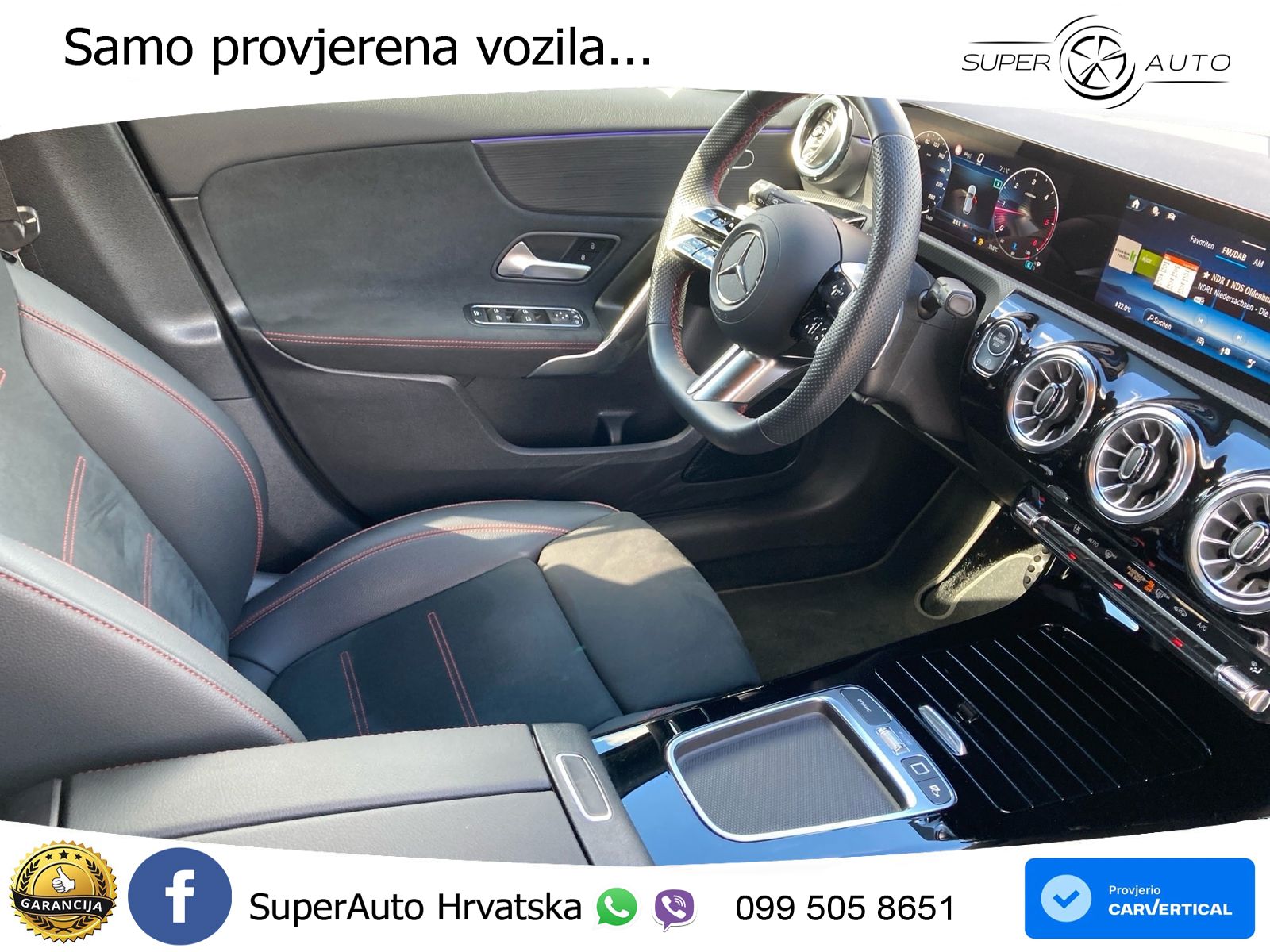 Mercedes-Benz A 200d 8G-DCT AMG LED+GR SJED+ACC