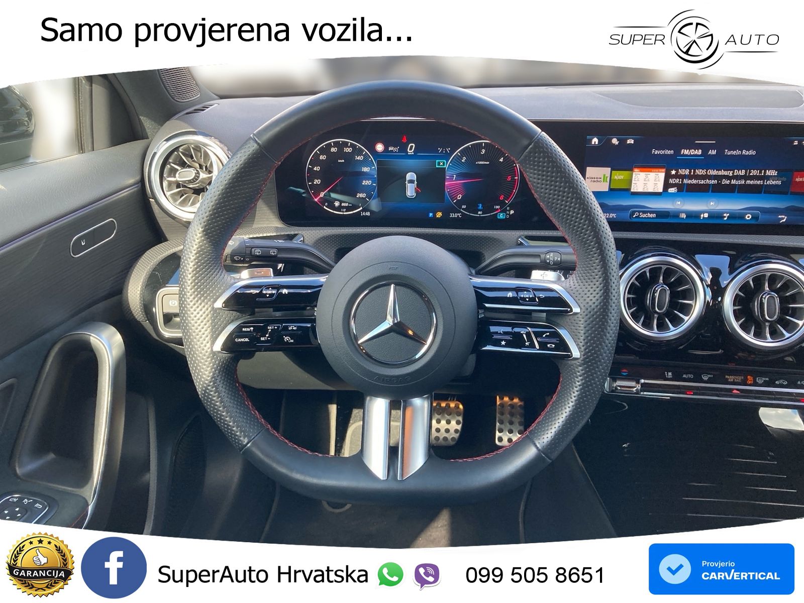 Mercedes-Benz A 200d 8G-DCT AMG LED+GR SJED+ACC