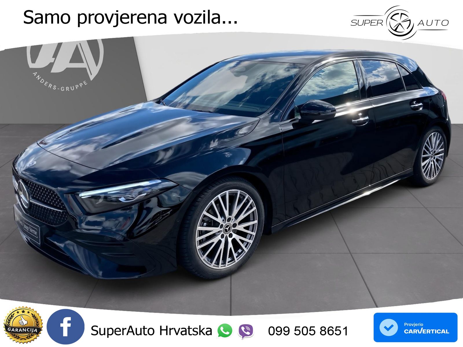 Mercedes-Benz A 200d 8G-DCT AMG LED+GR SJED+ACC