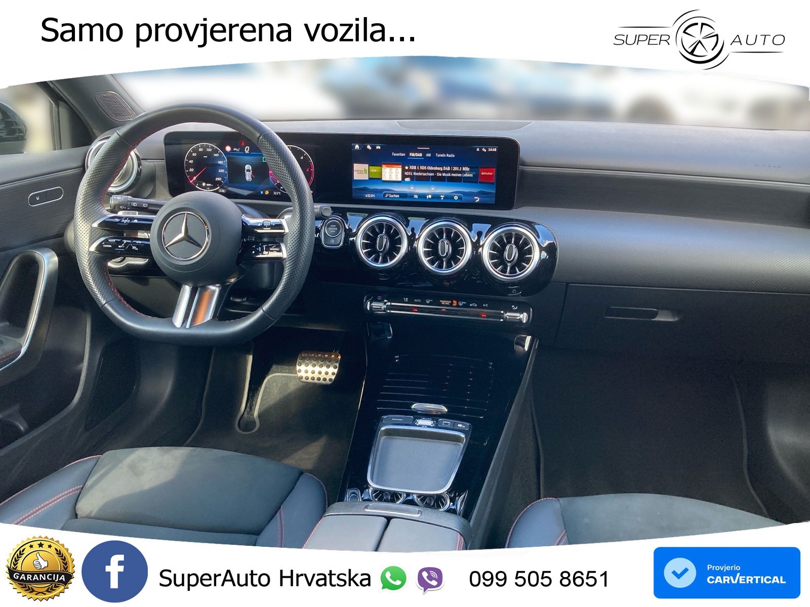 Mercedes-Benz A 200d 8G-DCT AMG LED+GR SJED+ACC