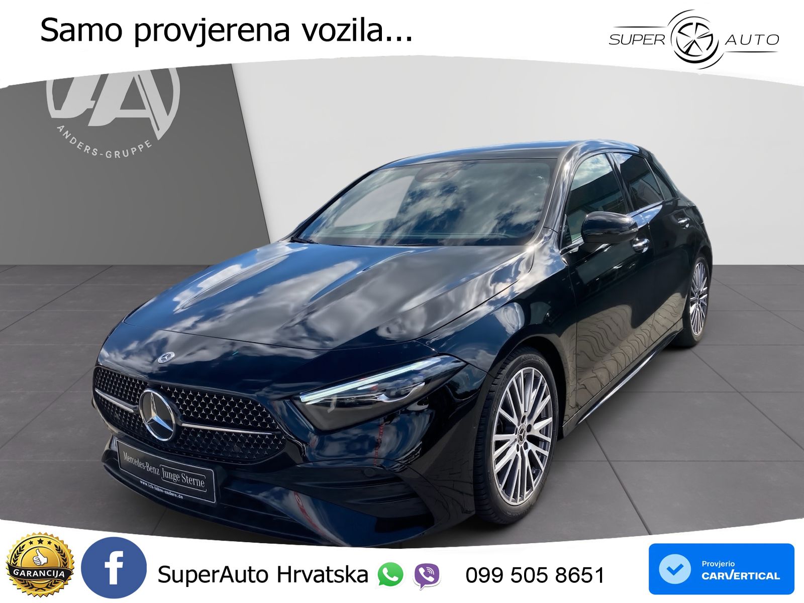 Mercedes-Benz A 200d 8G-DCT AMG LED+GR SJED+ACC