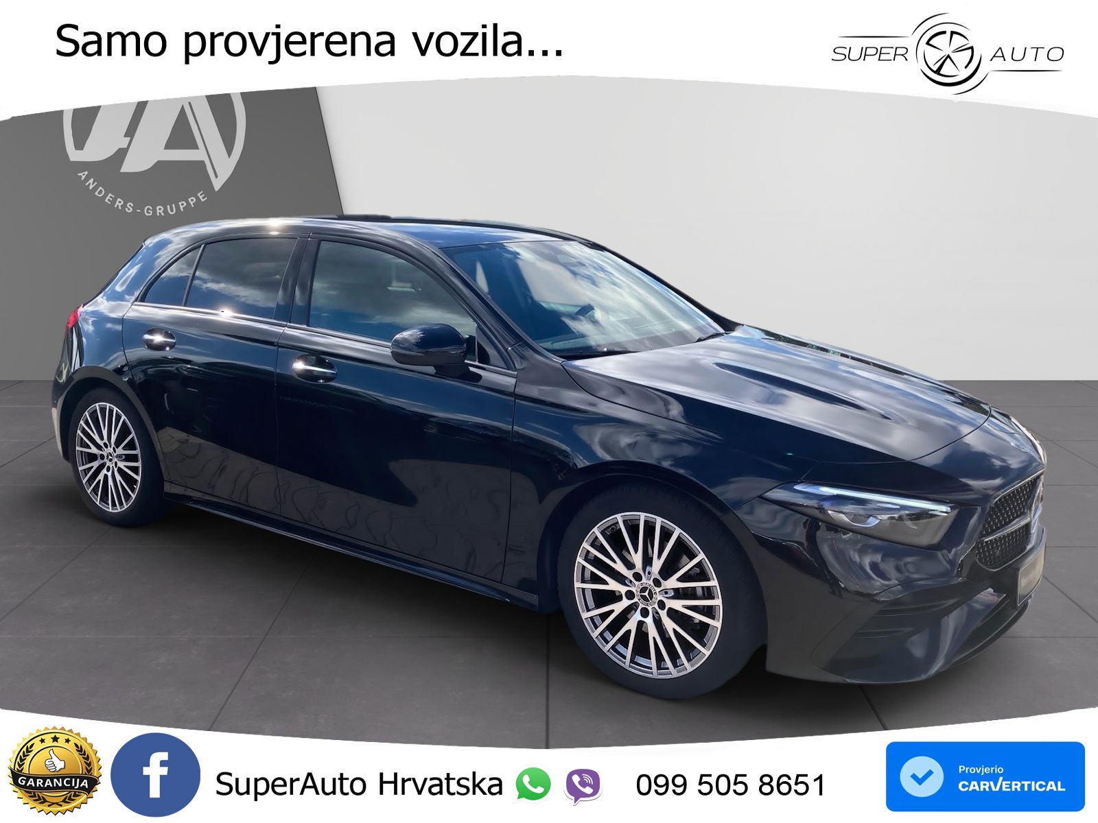 Mercedes-Benz A 200d 8G-DCT AMG LED+GR SJED+ACC