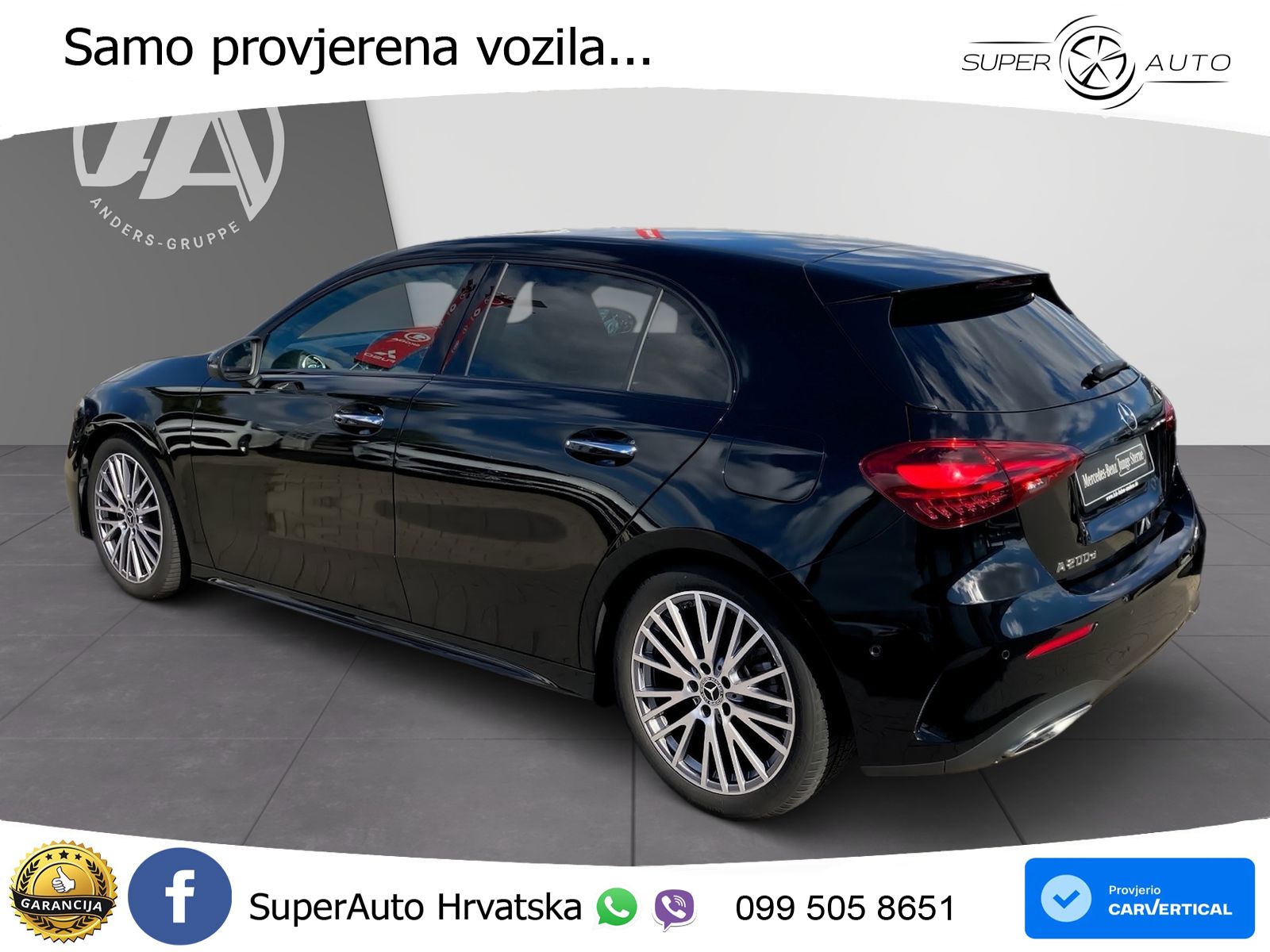 Mercedes-Benz A 200d 8G-DCT AMG LED+GR SJED+ACC