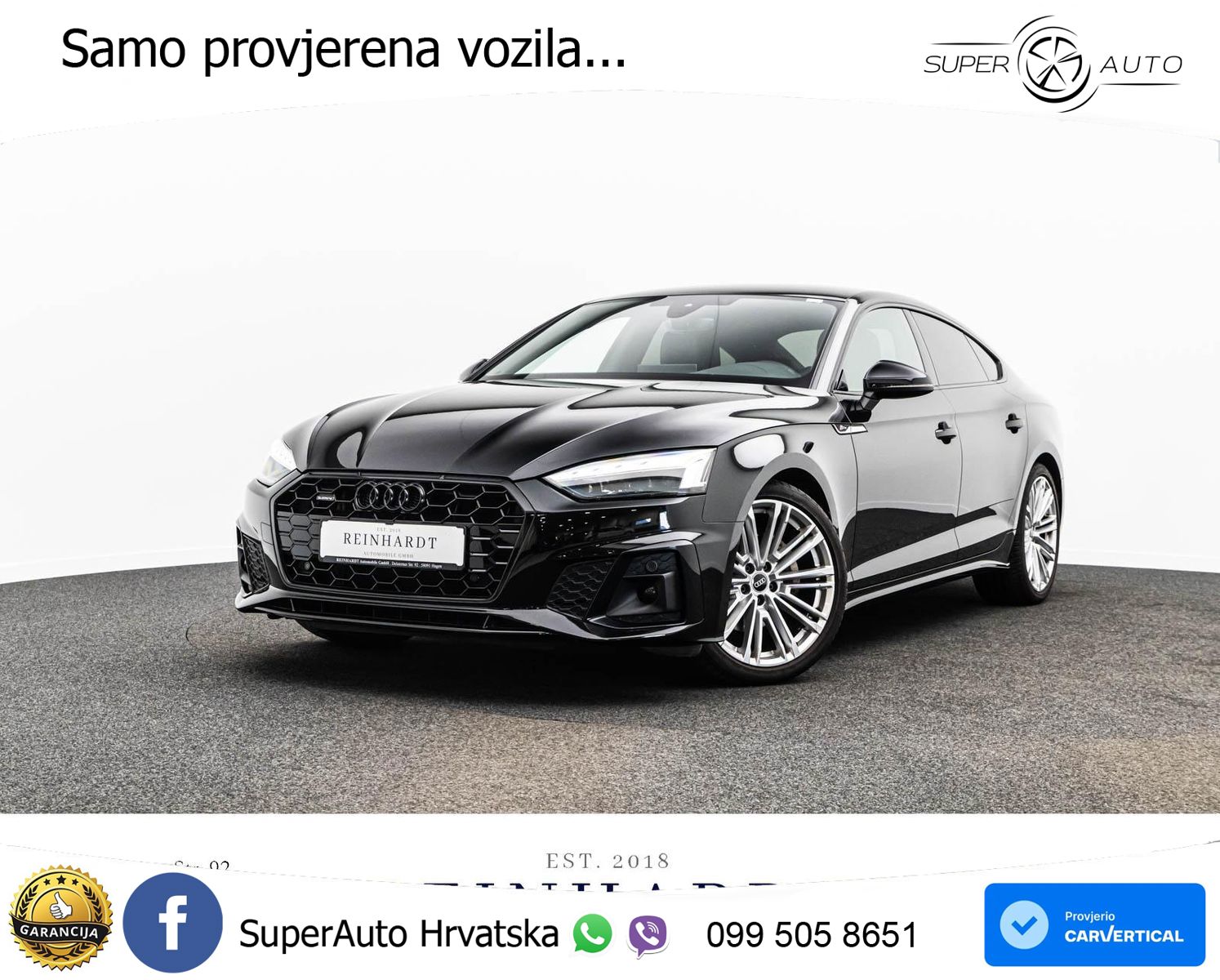 Audi A5 Sportback 40 TDI (204 KS) quattro S tronic 2x S line MATRIX+GR SJED+KAM