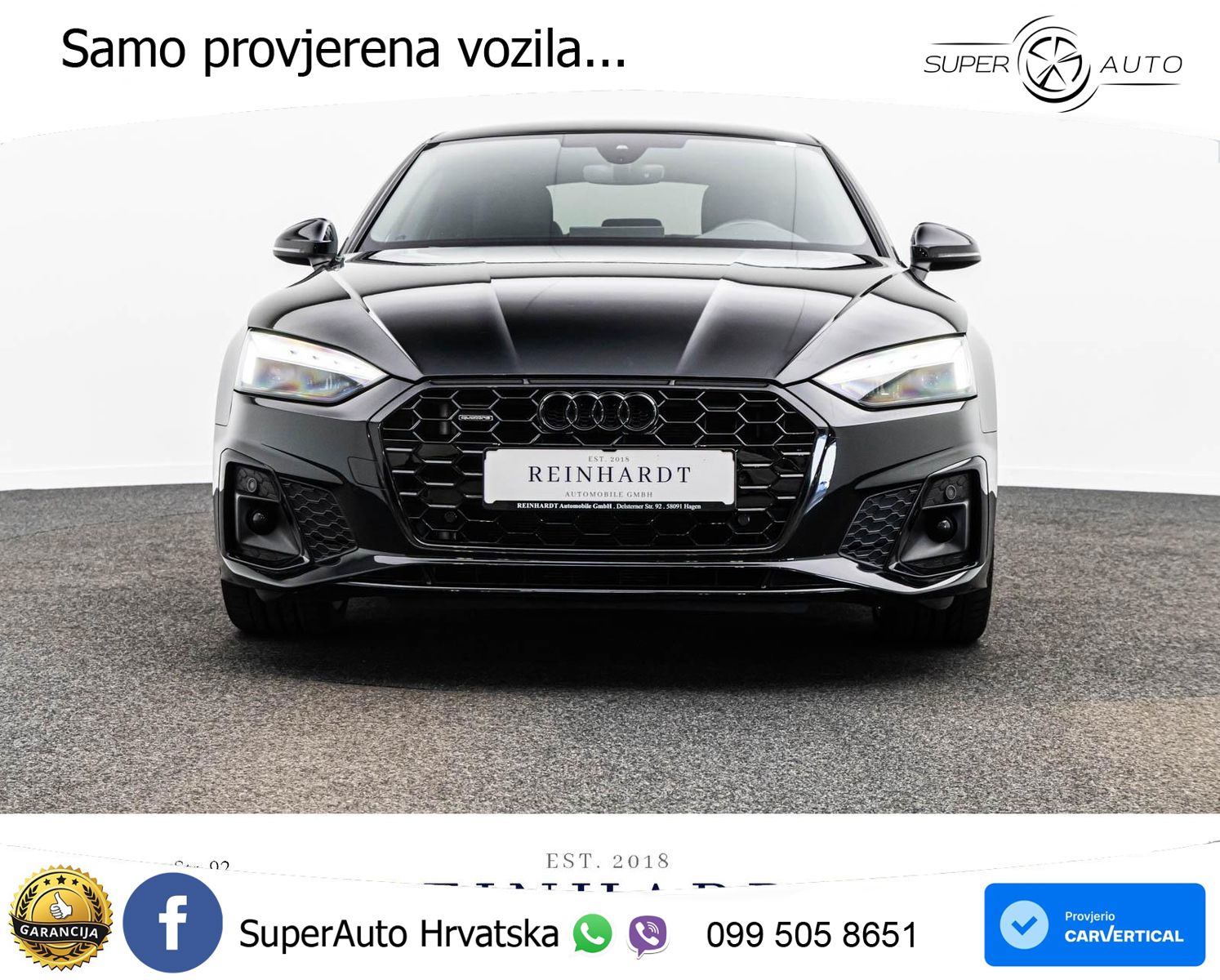 Audi A5 Sportback 40 TDI (204 KS) quattro S tronic 2x S line MATRIX+GR SJED+KAM
