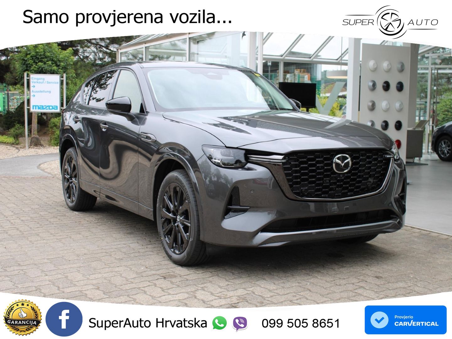 Mazda CX-60 3.3 e-Skyactiv D (254 KS) AWD Automatic LED+GR SJED+ACC