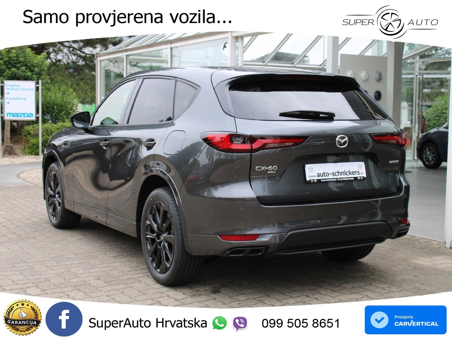 Mazda CX-60 3.3 e-Skyactiv D (254 KS) AWD Automatic LED+GR SJED+ACC