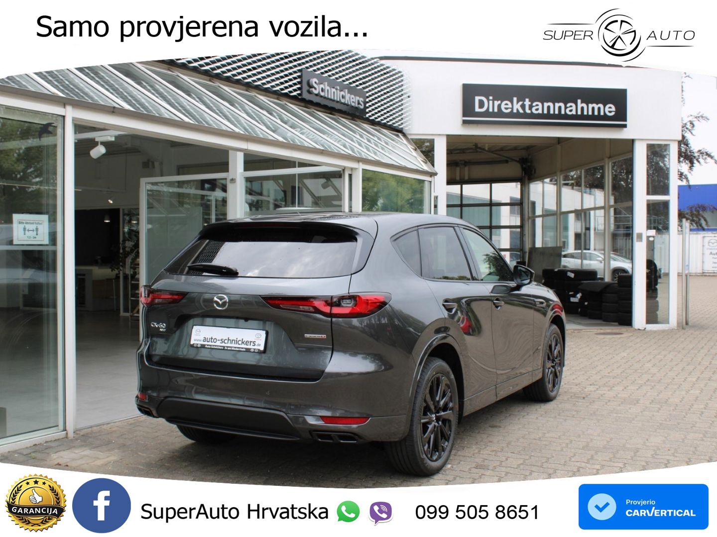 Mazda CX-60 3.3 e-Skyactiv D (254 KS) AWD Automatic LED+GR SJED+ACC