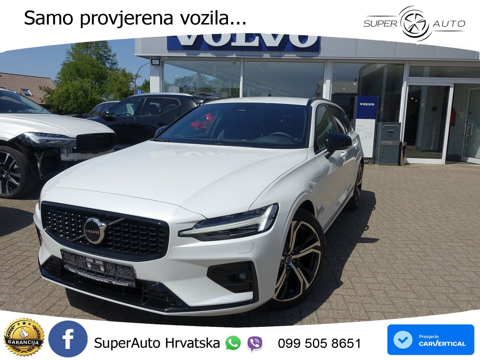 Volvo V60 2.0 B4 Diesel Geartronic LED+GR SJED+ACC