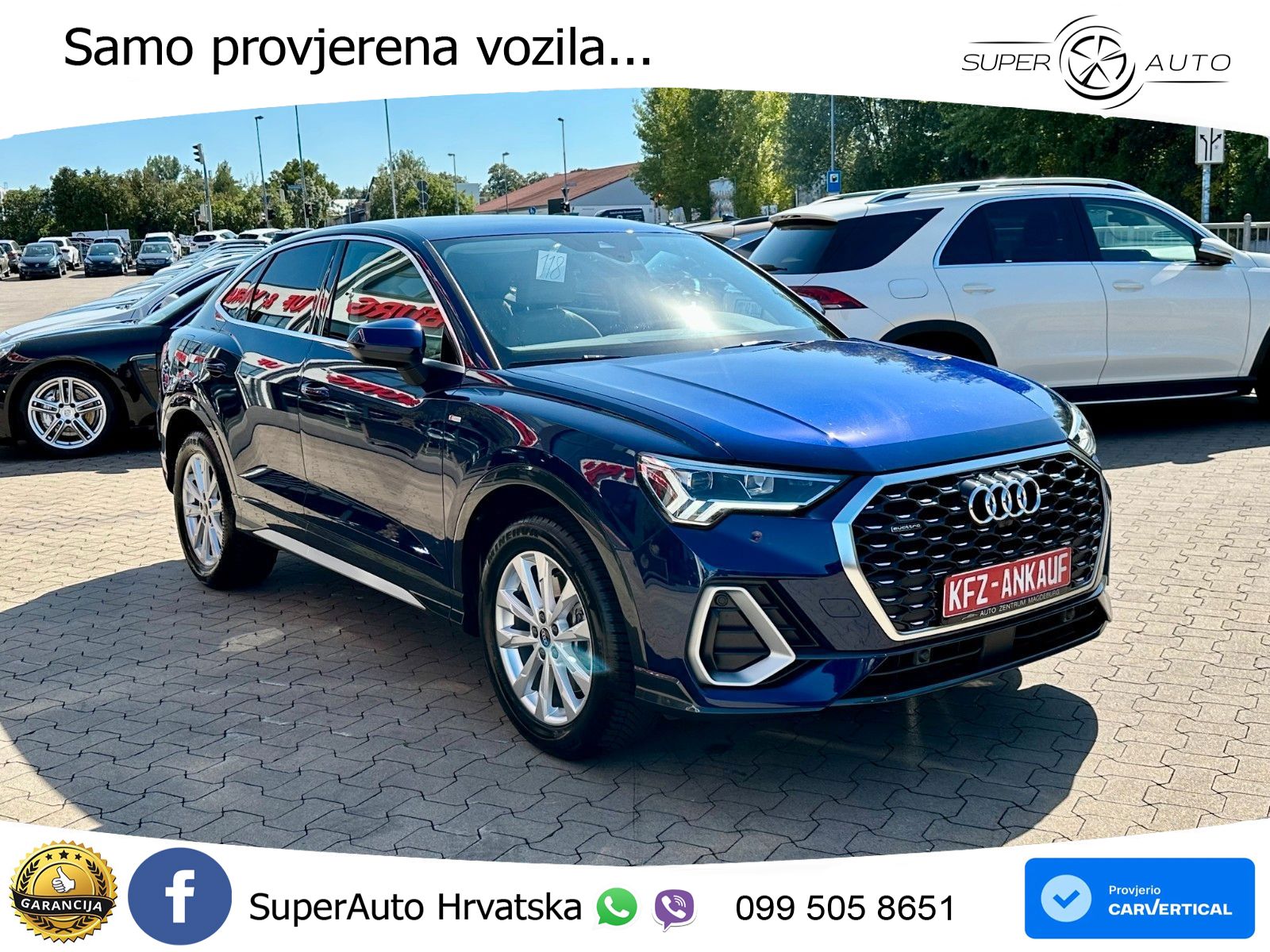 Audi Q3 II Sportback 45 TFSI (245 KS) quattro S tronic S line LED+GR SJED+ACC