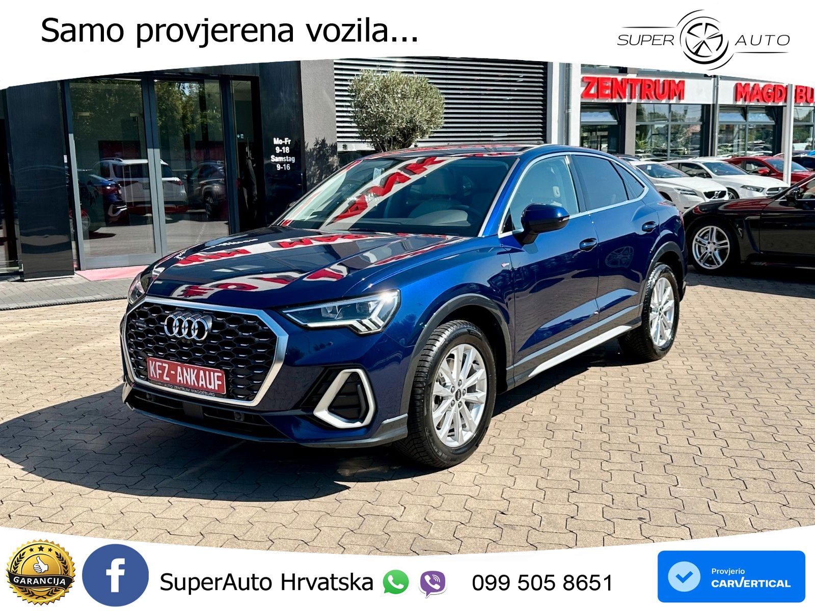 Audi Q3 II Sportback 45 TFSI (245 KS) quattro S tronic S line LED+GR SJED+ACC