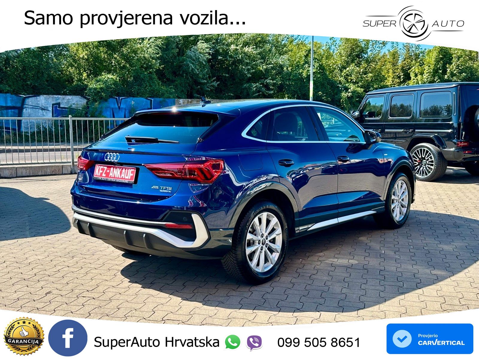 Audi Q3 II Sportback 45 TFSI (245 KS) quattro S tronic S line LED+GR SJED+ACC