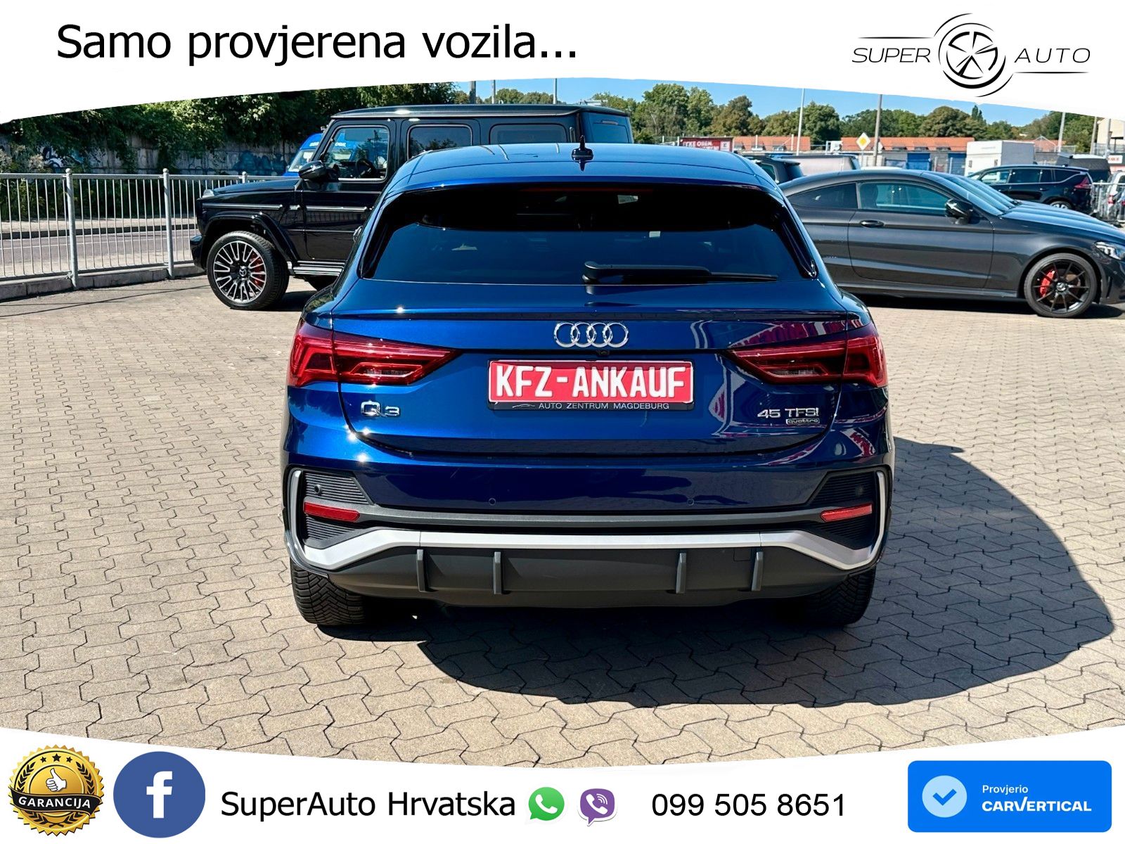 Audi Q3 II Sportback 45 TFSI (245 KS) quattro S tronic S line LED+GR SJED+ACC