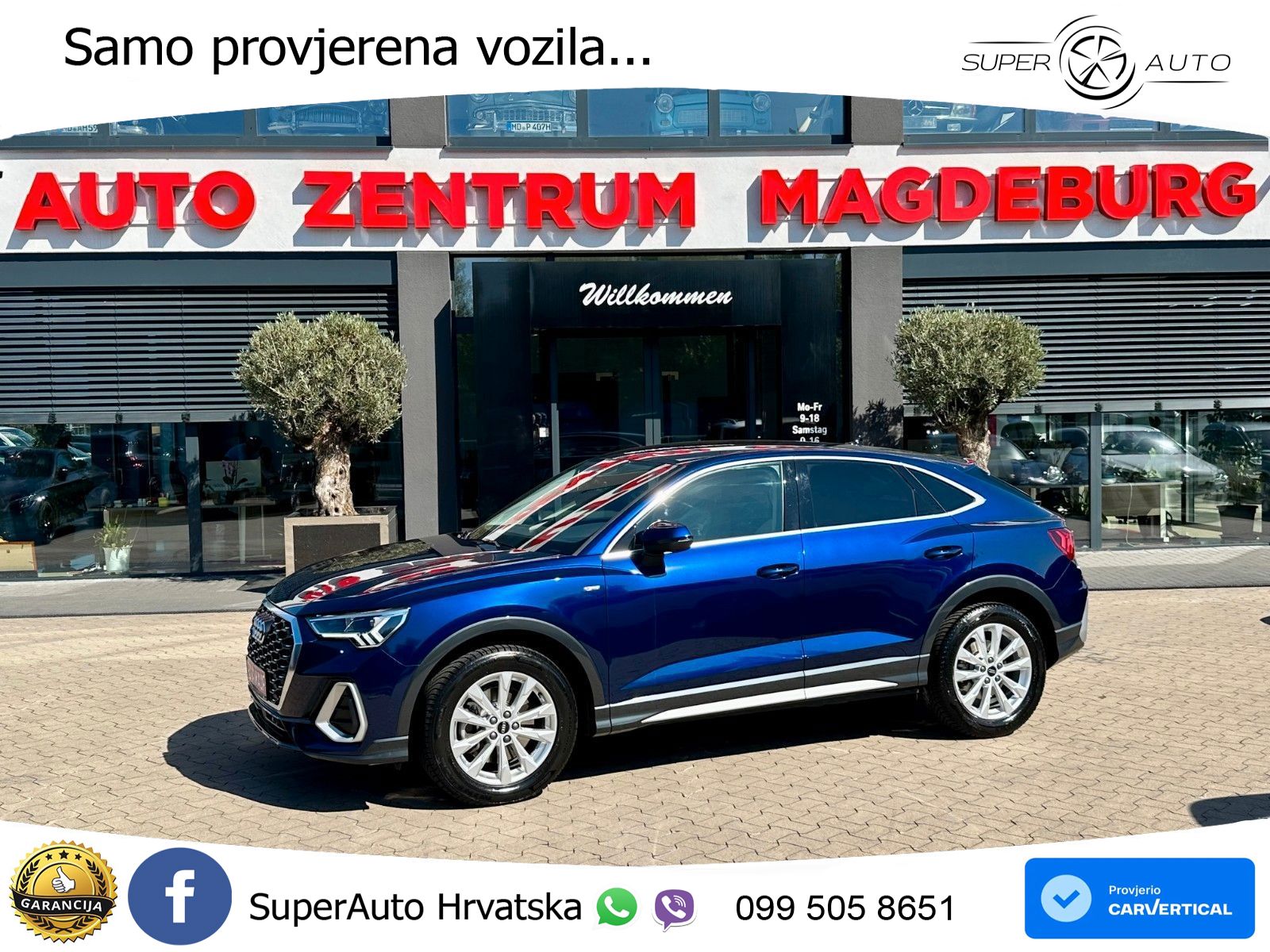 Audi Q3 II Sportback 45 TFSI (245 KS) quattro S tronic S line LED+GR SJED+ACC