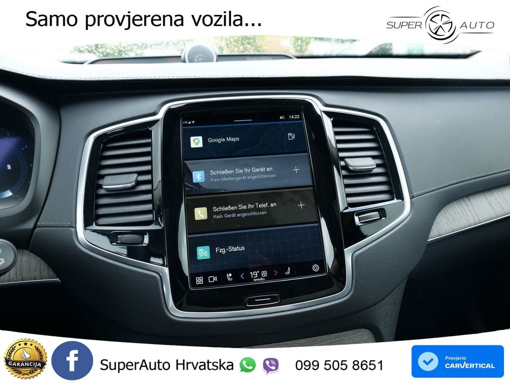 Volvo XC90 2.0 B5 Diesel AWD Automatic ZRAČNI+ACC+4xGR SJED+KAM