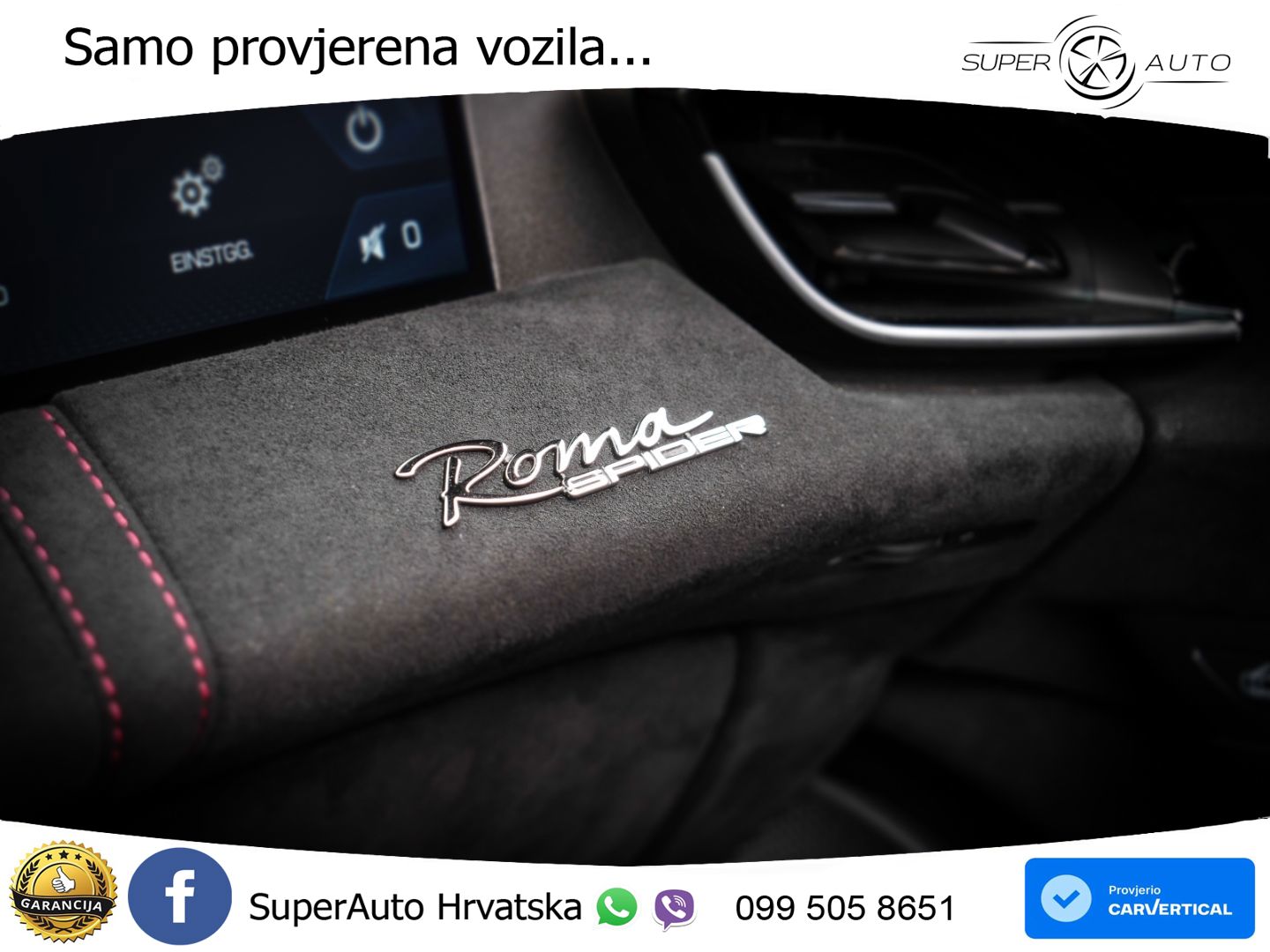 Ferrari Roma Spider 3.9 V8 (620 KS) F1 DCT MATRIX+GR SJED+KAM