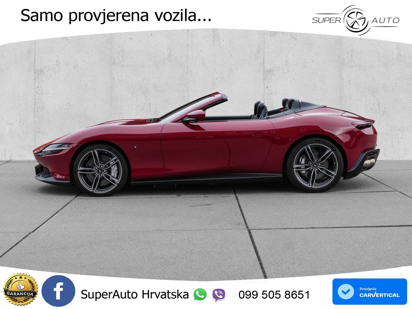 Ferrari Roma Spider 3.9 V8 (620 KS) F1 DCT MATRIX+GR SJED+KAM