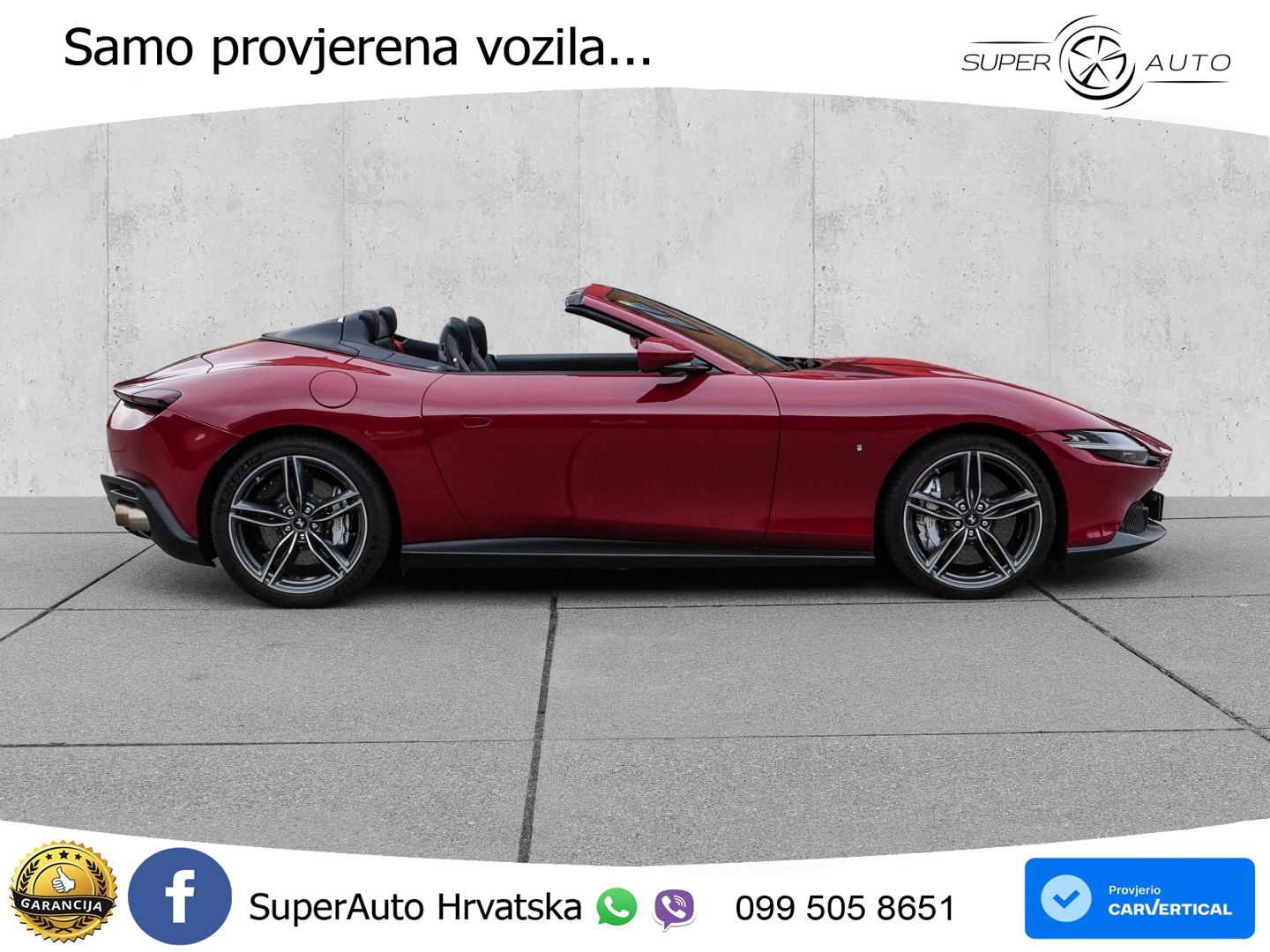 Ferrari Roma Spider 3.9 V8 (620 KS) F1 DCT MATRIX+GR SJED+KAM