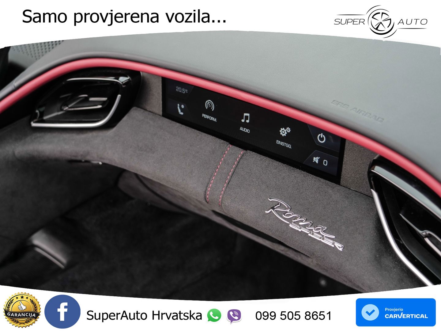 Ferrari Roma Spider 3.9 V8 (620 KS) F1 DCT MATRIX+GR SJED+KAM