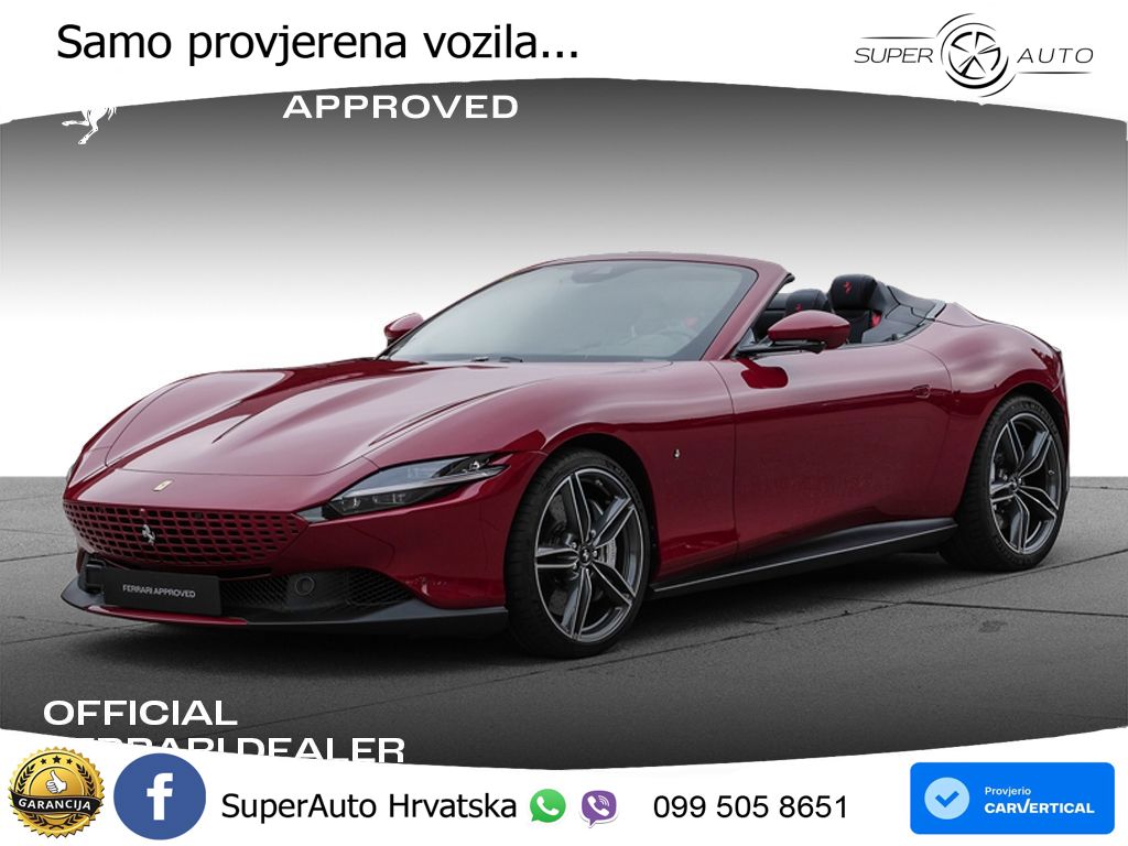 Ferrari Roma Spider 3.9 V8 (620 KS) F1 DCT MATRIX+GR SJED+KAM