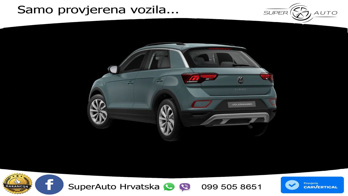 Volkswagen T-Roc 1.5 TSI (150 KS) DSG LED+GR SJED+ACC