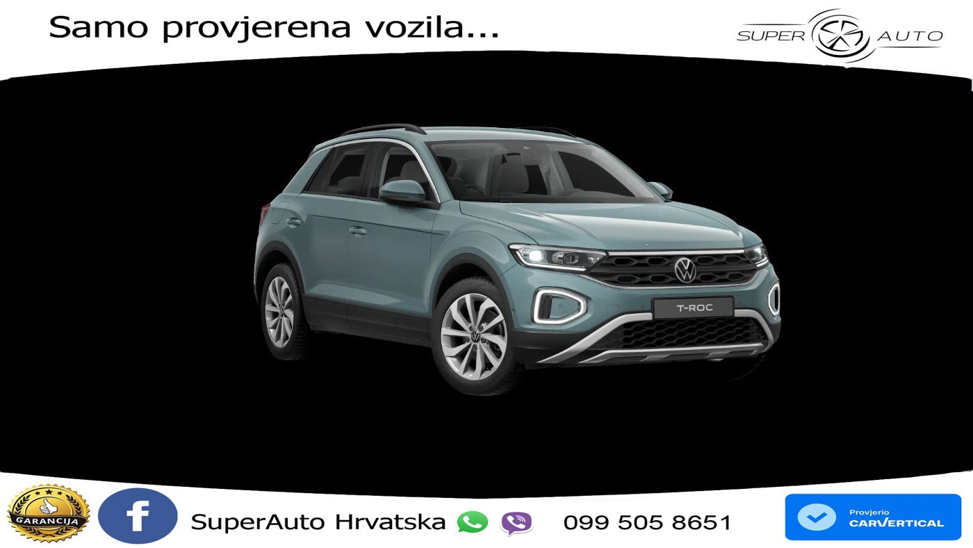 Volkswagen T-Roc 1.5 TSI (150 KS) DSG LED+GR SJED+ACC