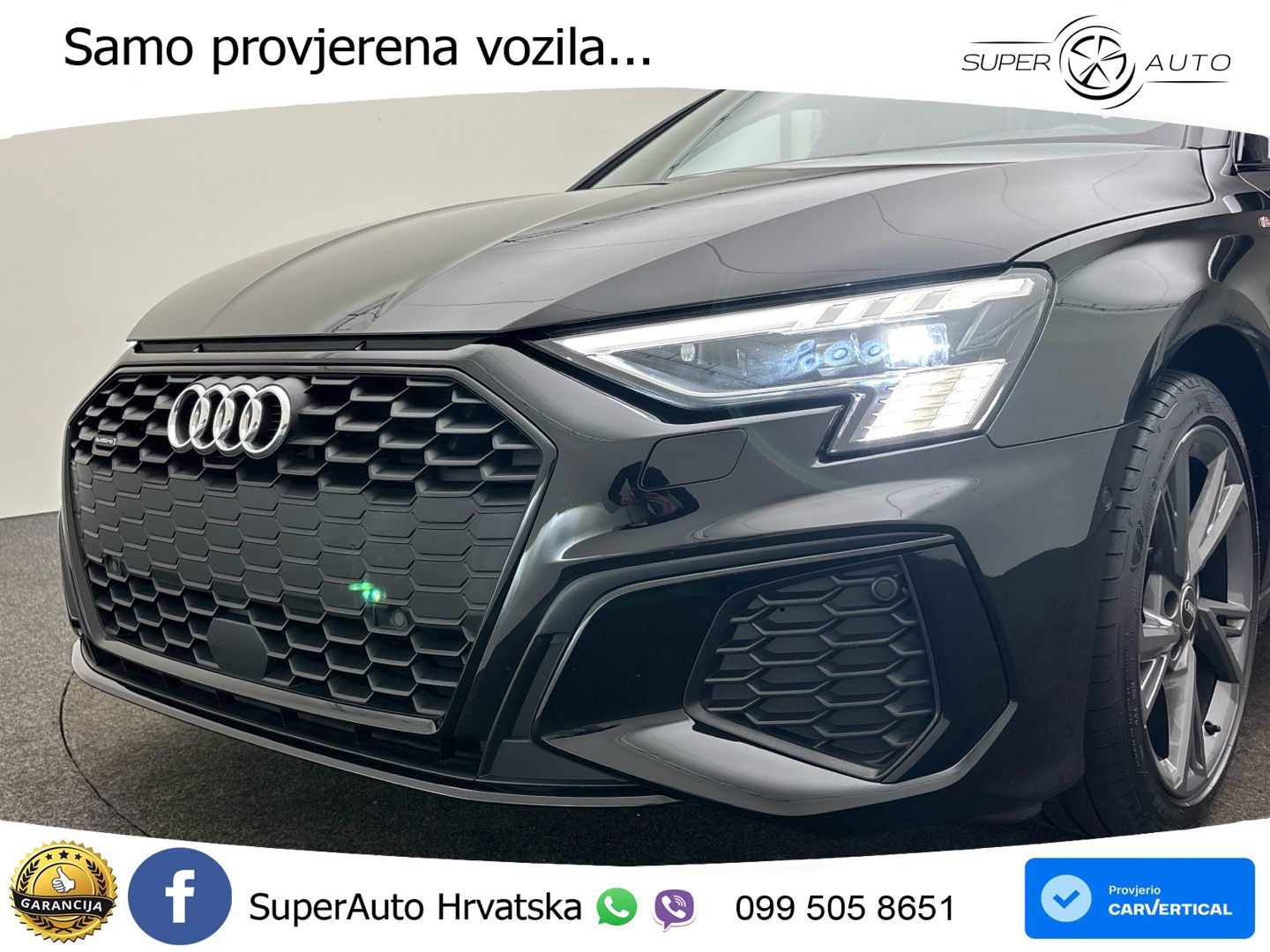 Audi A3 40 TFSI (190 KS) quattro S tronic S line LED+GR SJED+ACC