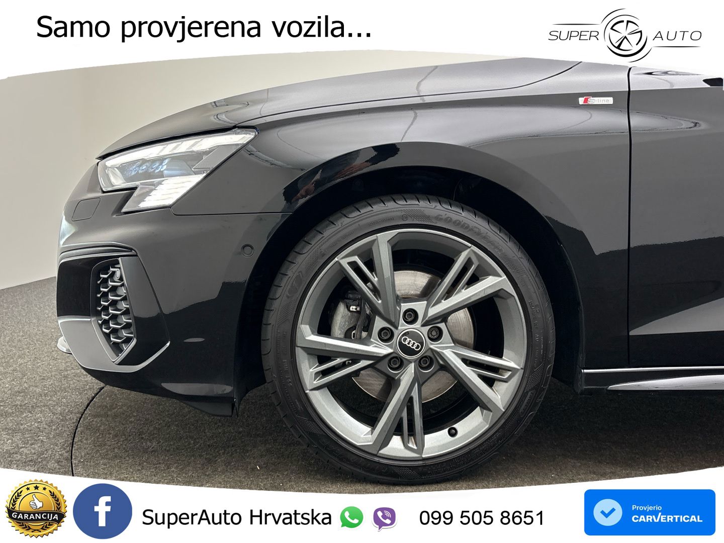 Audi A3 40 TFSI (190 KS) quattro S tronic S line LED+GR SJED+ACC