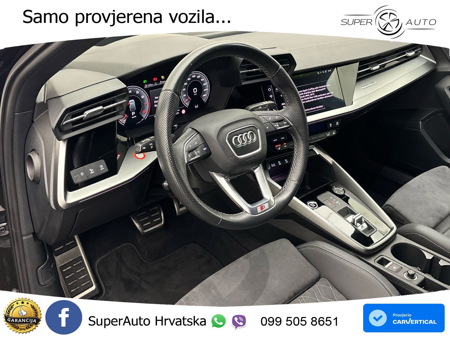 Audi A3 40 TFSI (190 KS) quattro S tronic S line LED+GR SJED+ACC