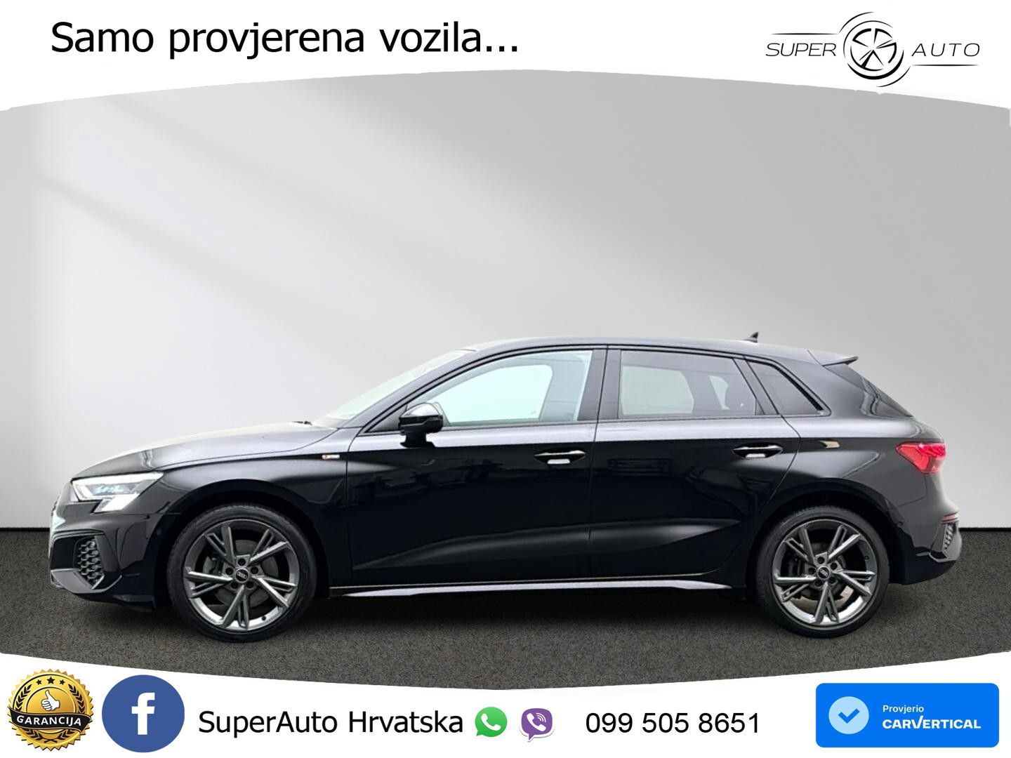 Audi A3 40 TFSI (190 KS) quattro S tronic S line LED+GR SJED+ACC