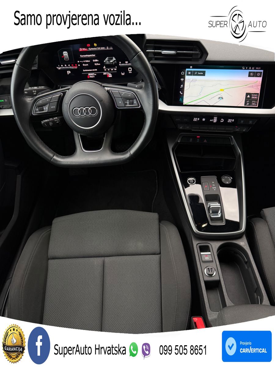 Audi A3 35 TDI (150 KS) S tronic advanced LED+GR SJED+ACC